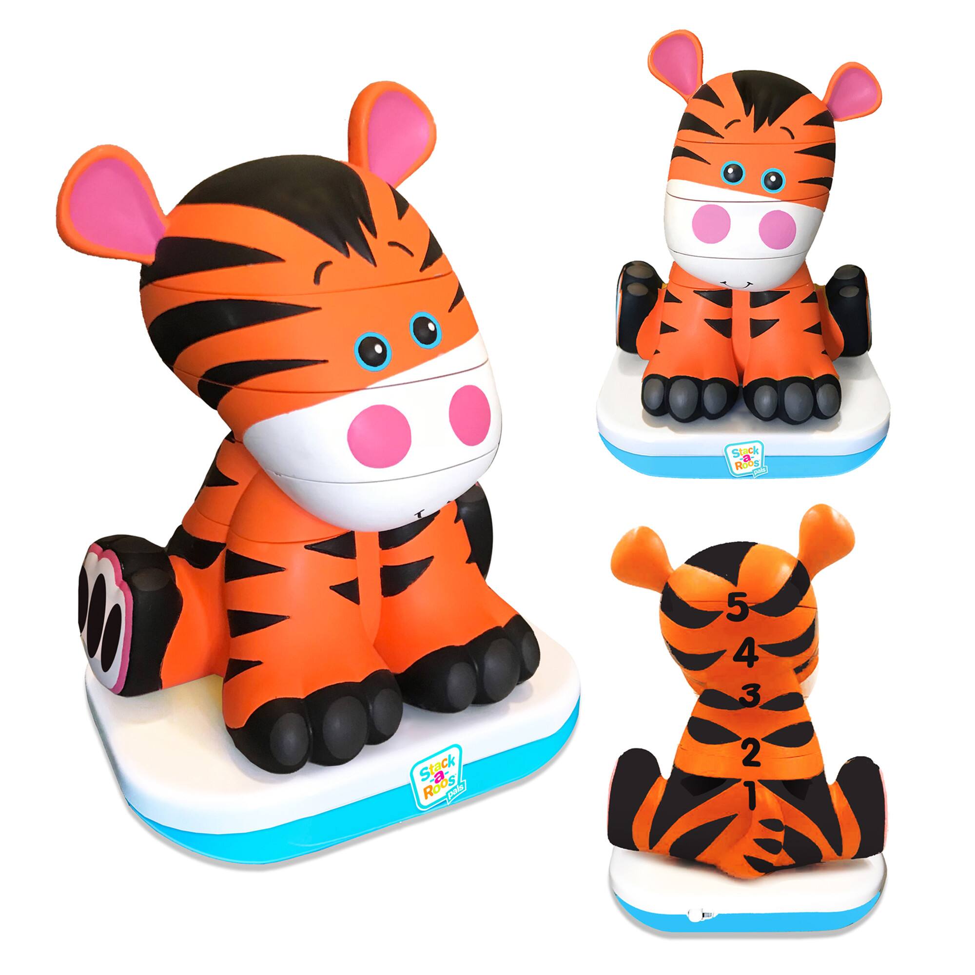 Stack-a-Roos Pals&#x2122; Baby Tiger Stacking Animal Tower