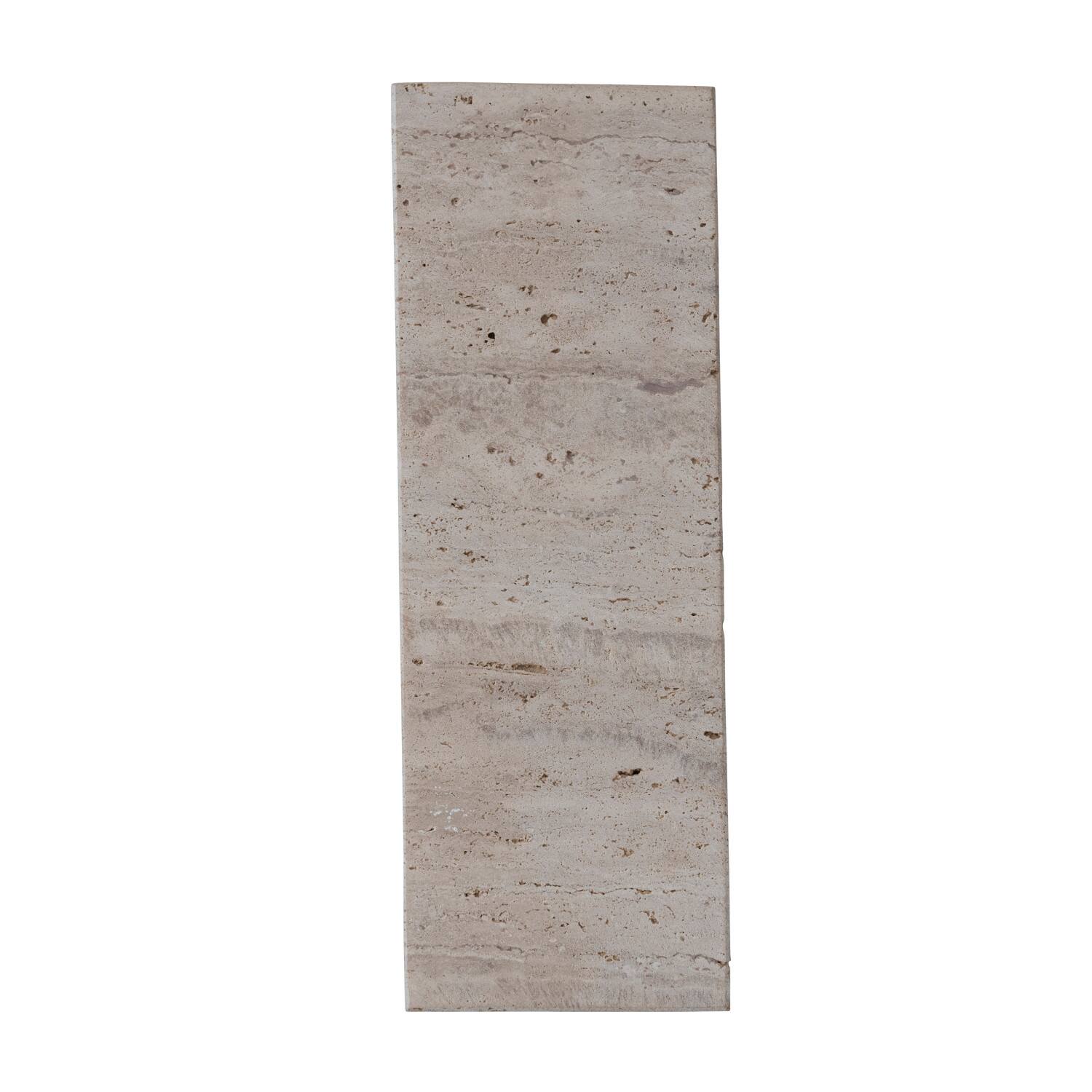 Hello Honey® Beige Scandinavian Travertine Footed Charcuterie Board