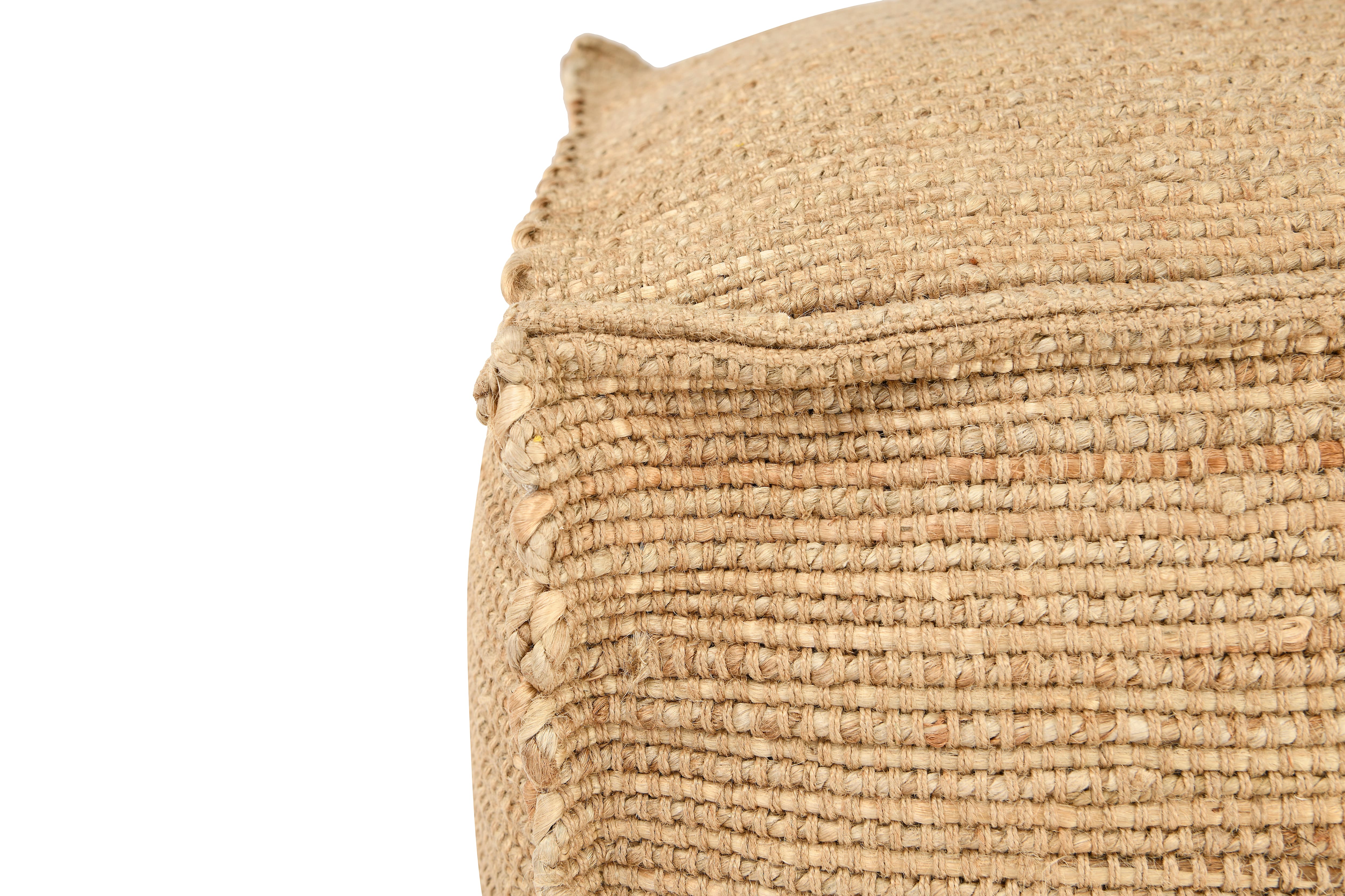 Hello Honey&#xAE; 24&#x22; Handwoven Jute Pouf