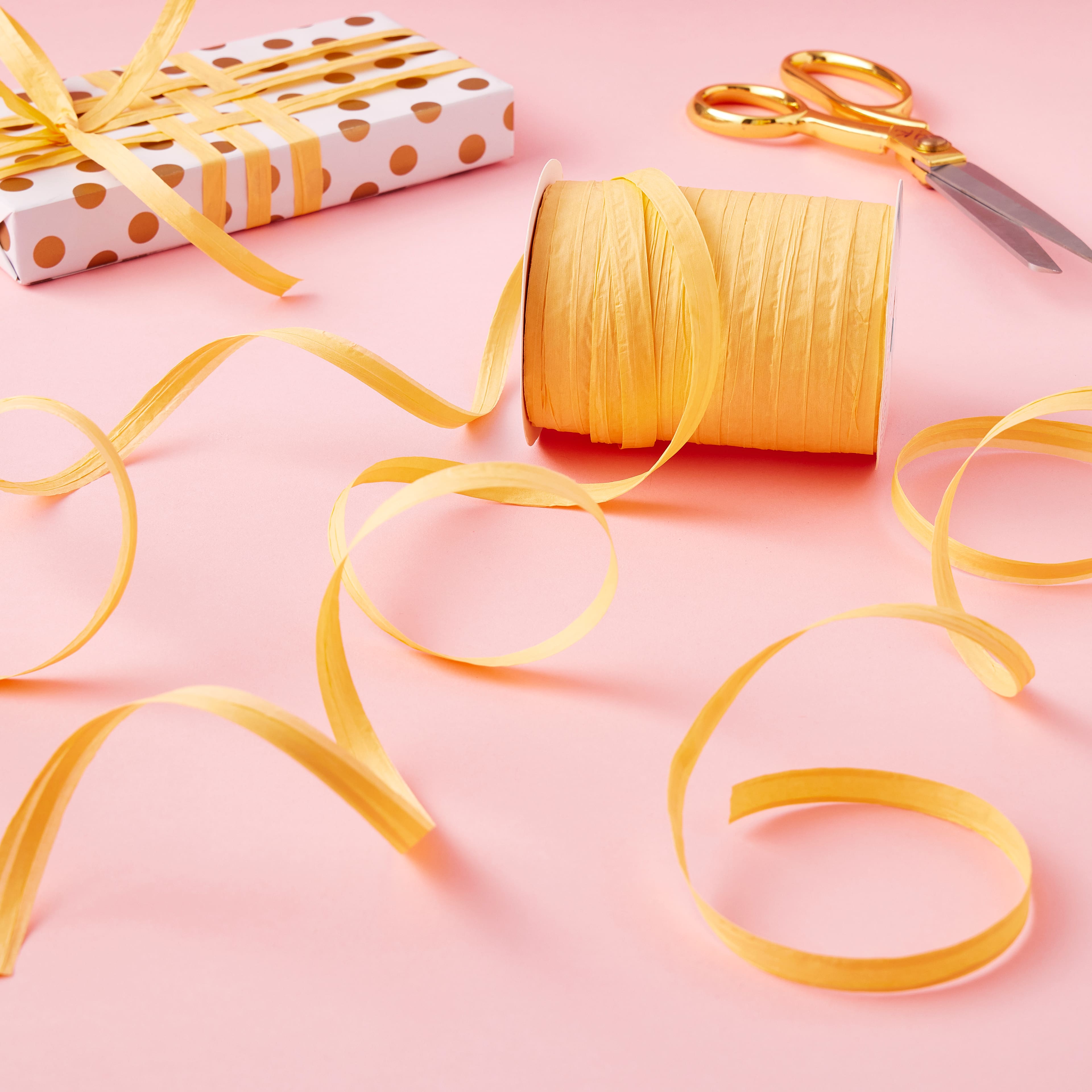 12 Pack: 75yd. Raffia Ribbon by Celebrate It&#x2122;