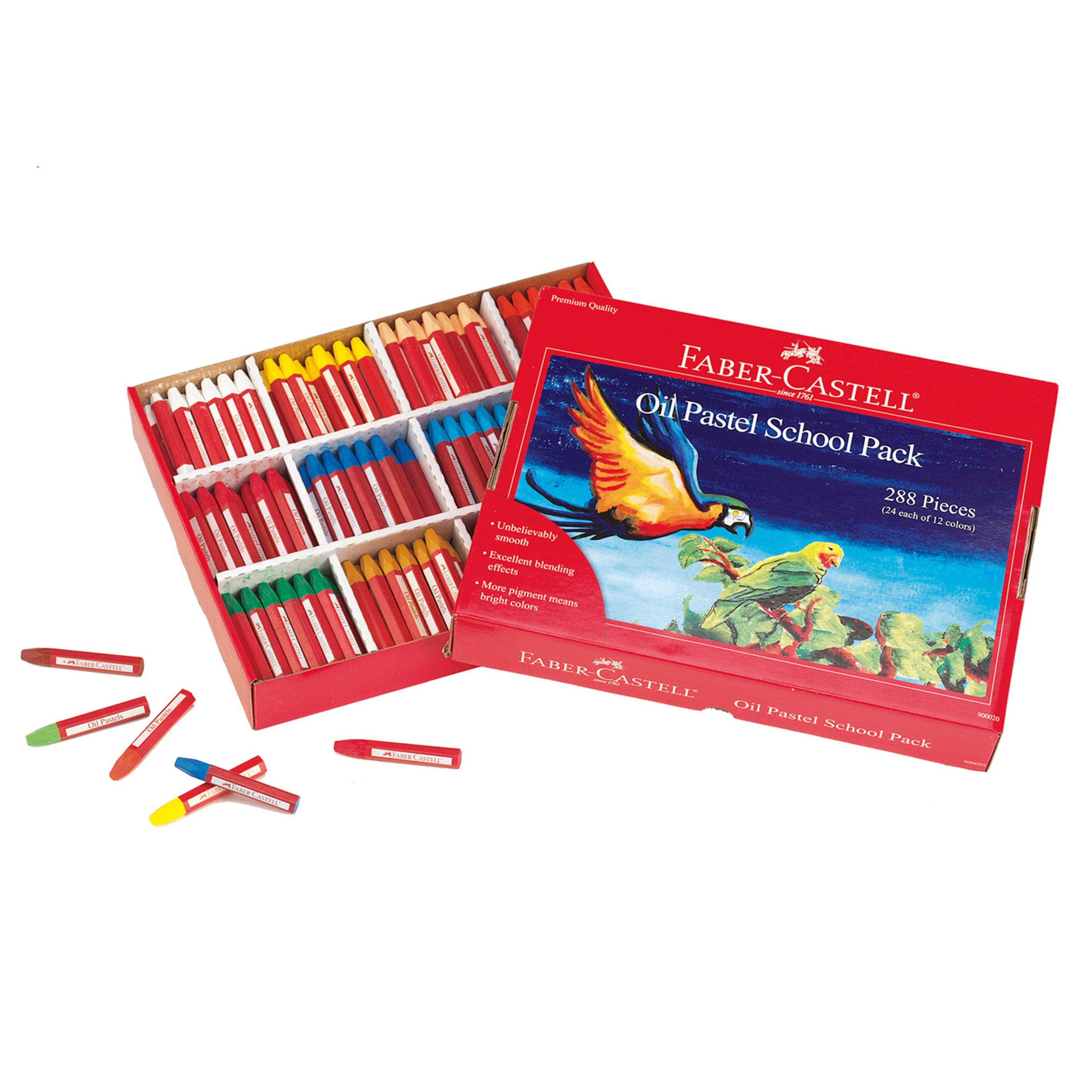 Faber-Castell&#xAE; 288-Piece Oil Pastels School Pack