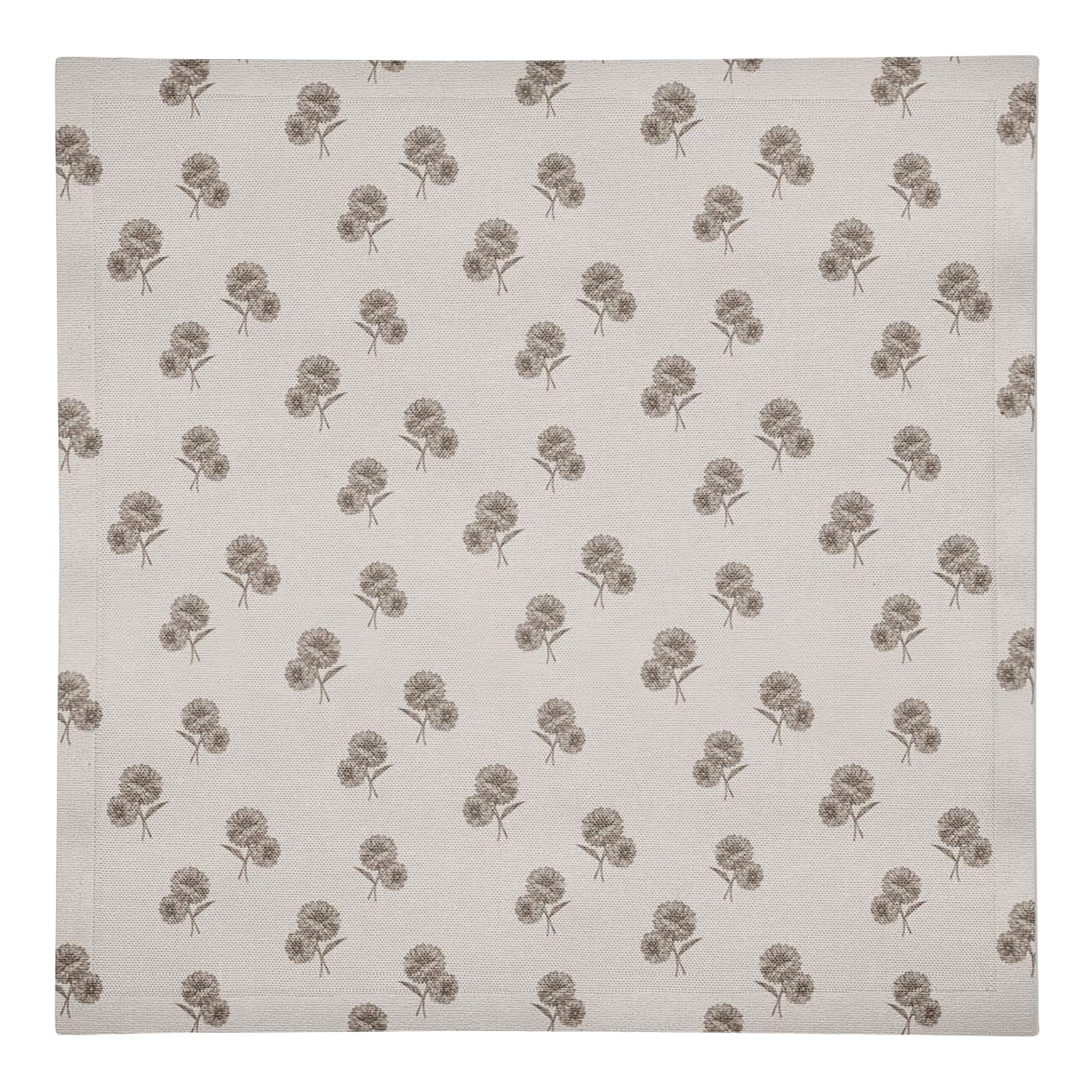 Delicate Floral Cotton Twill Napkin