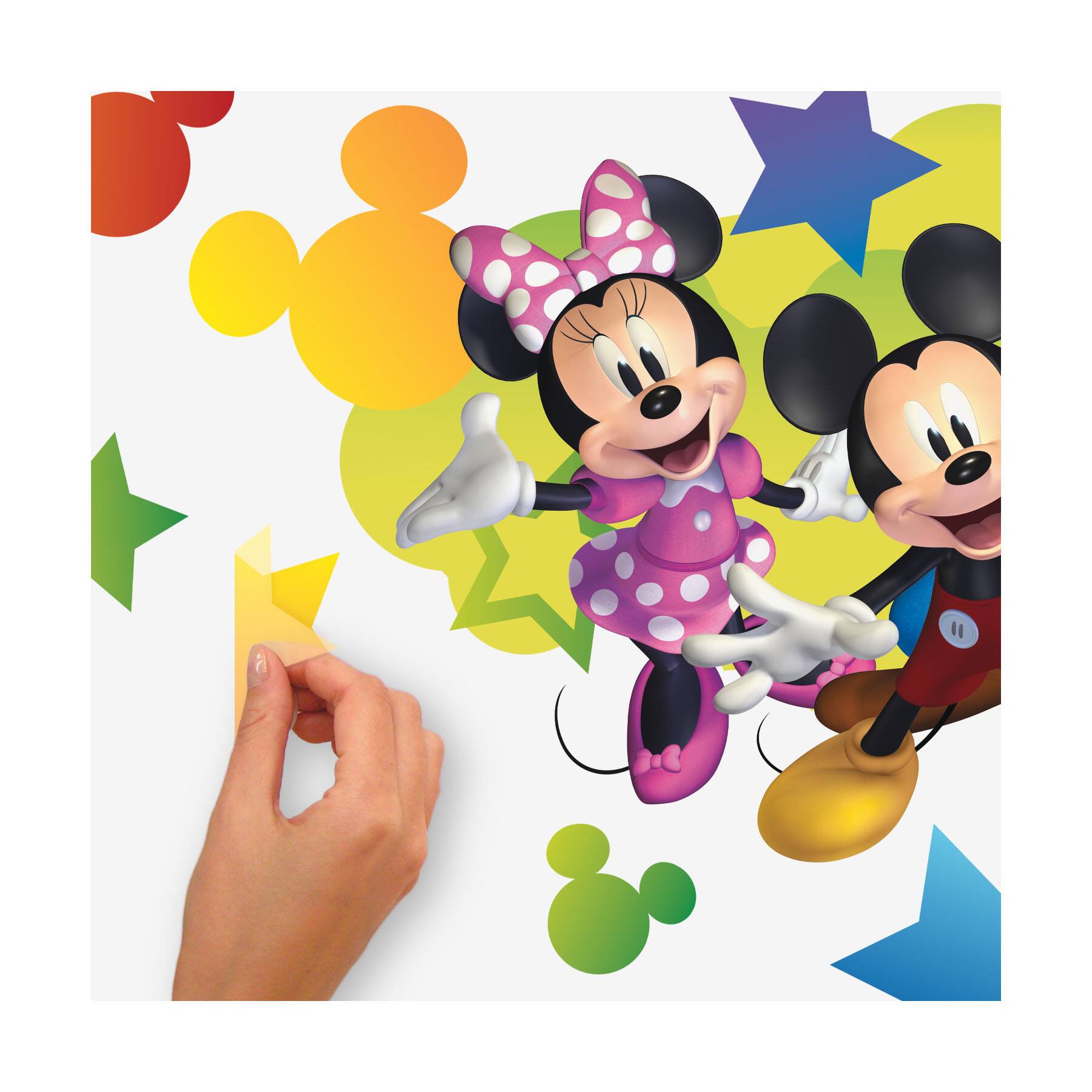 RoomMates Mickey & Friends Giant Wall Decals with Personalization