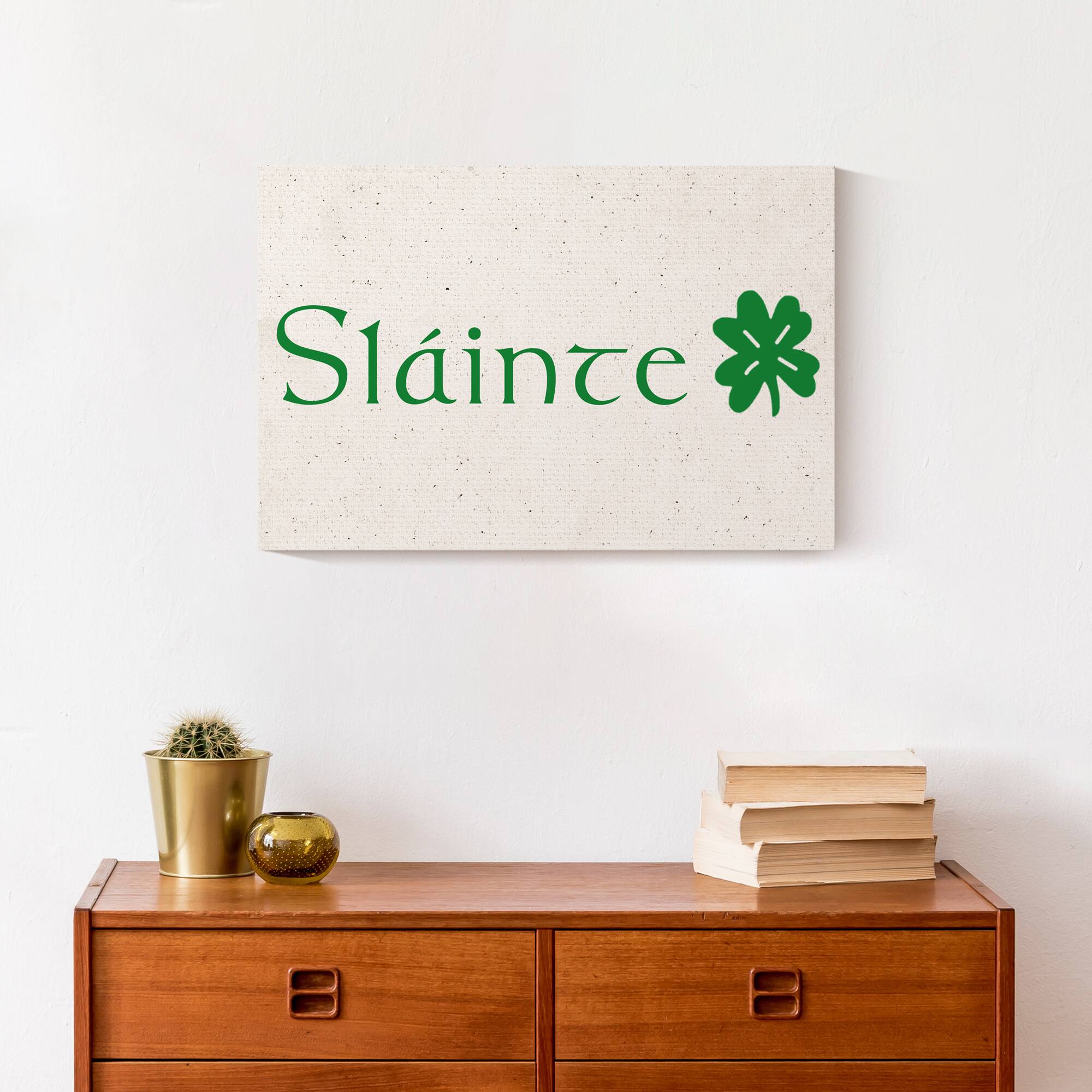 Slainte 18&#x22; x 12&#x22; Canvas Wall Art