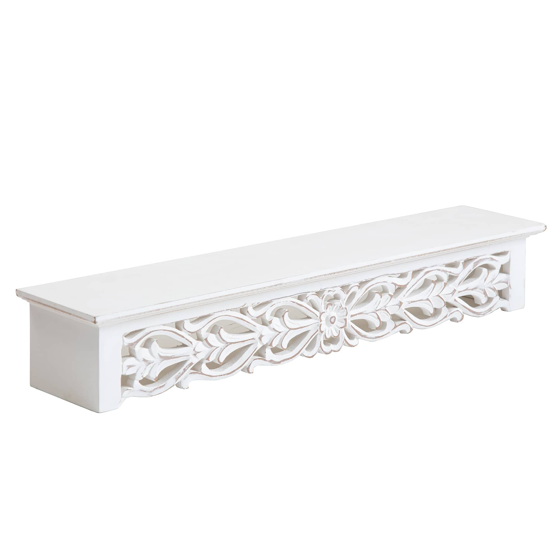 Habitat D&#xE9;cor Hyla 24&#x22; White Decorative Shelf