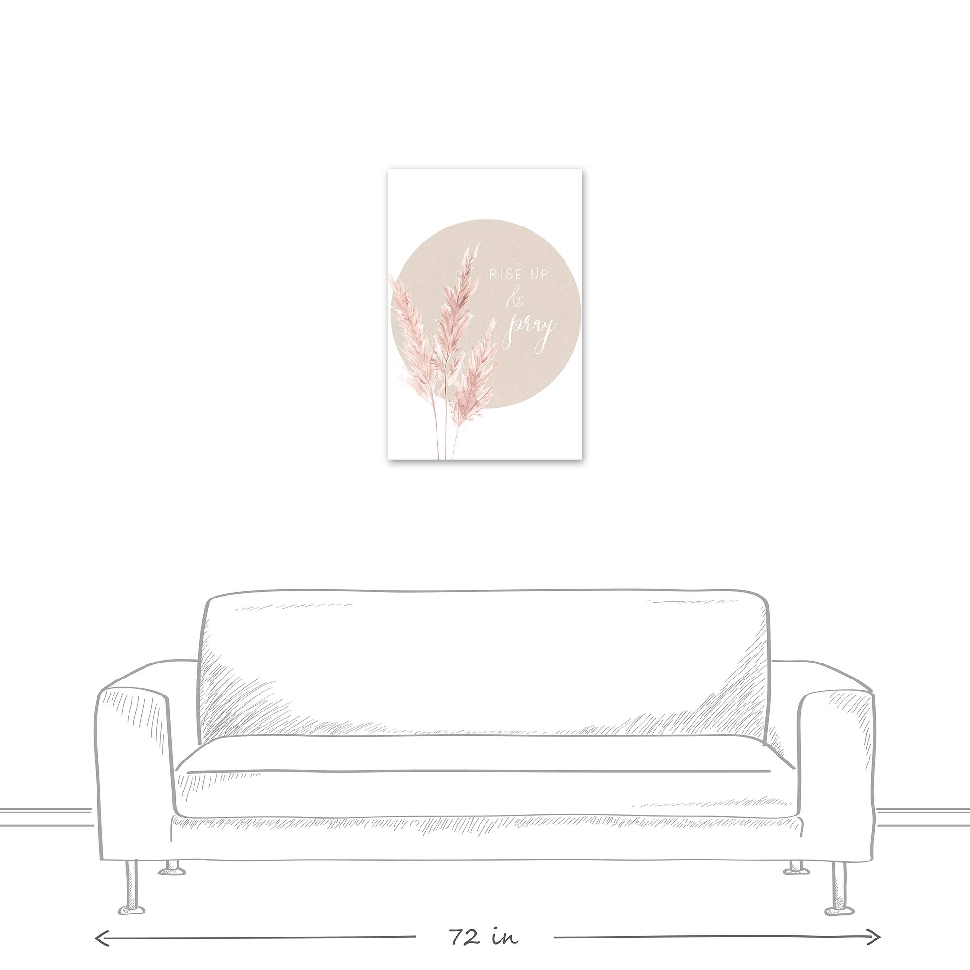 Rise Up & Pray Canvas Wall Art