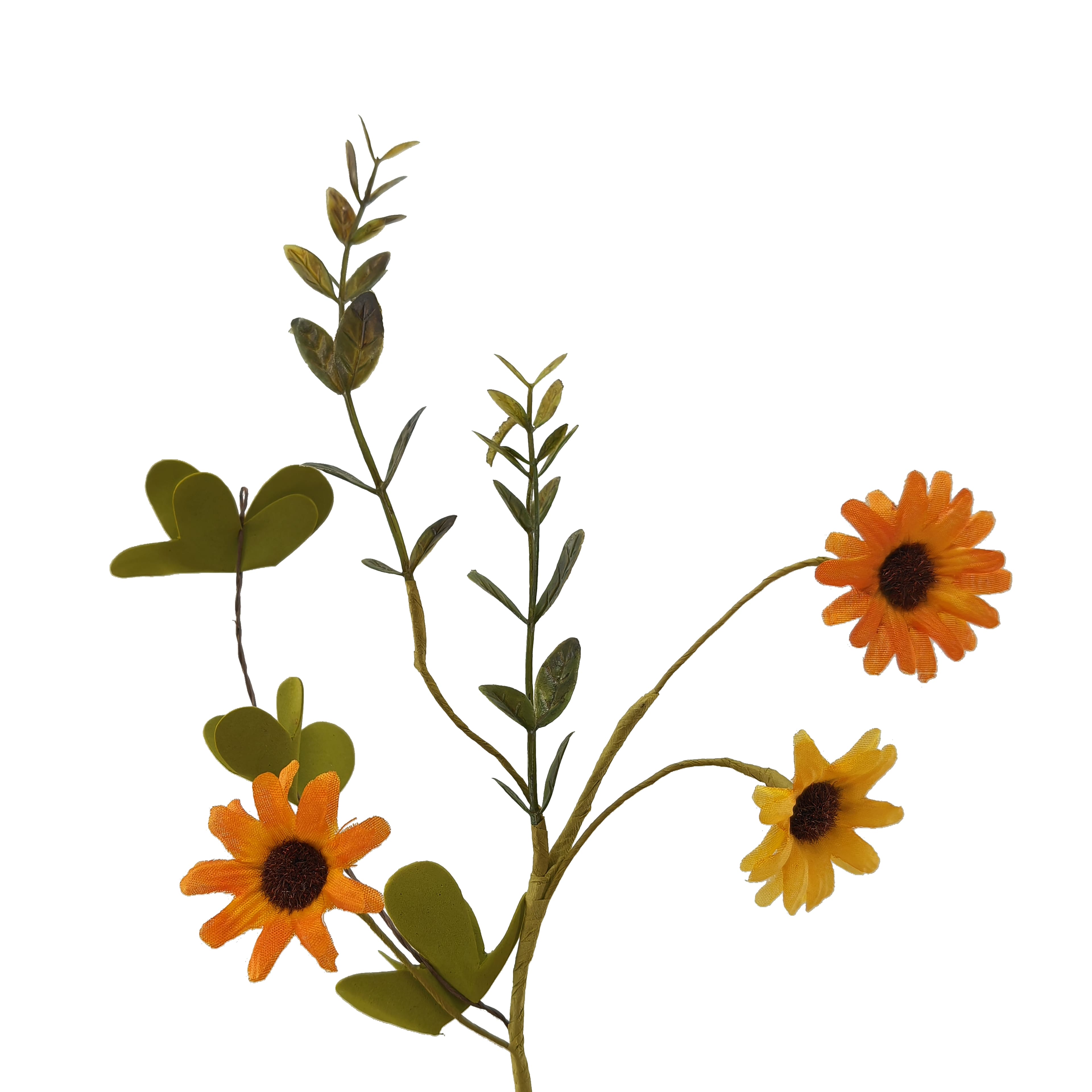 5ft. Orange Daisy Coiled Garland by Ashland®