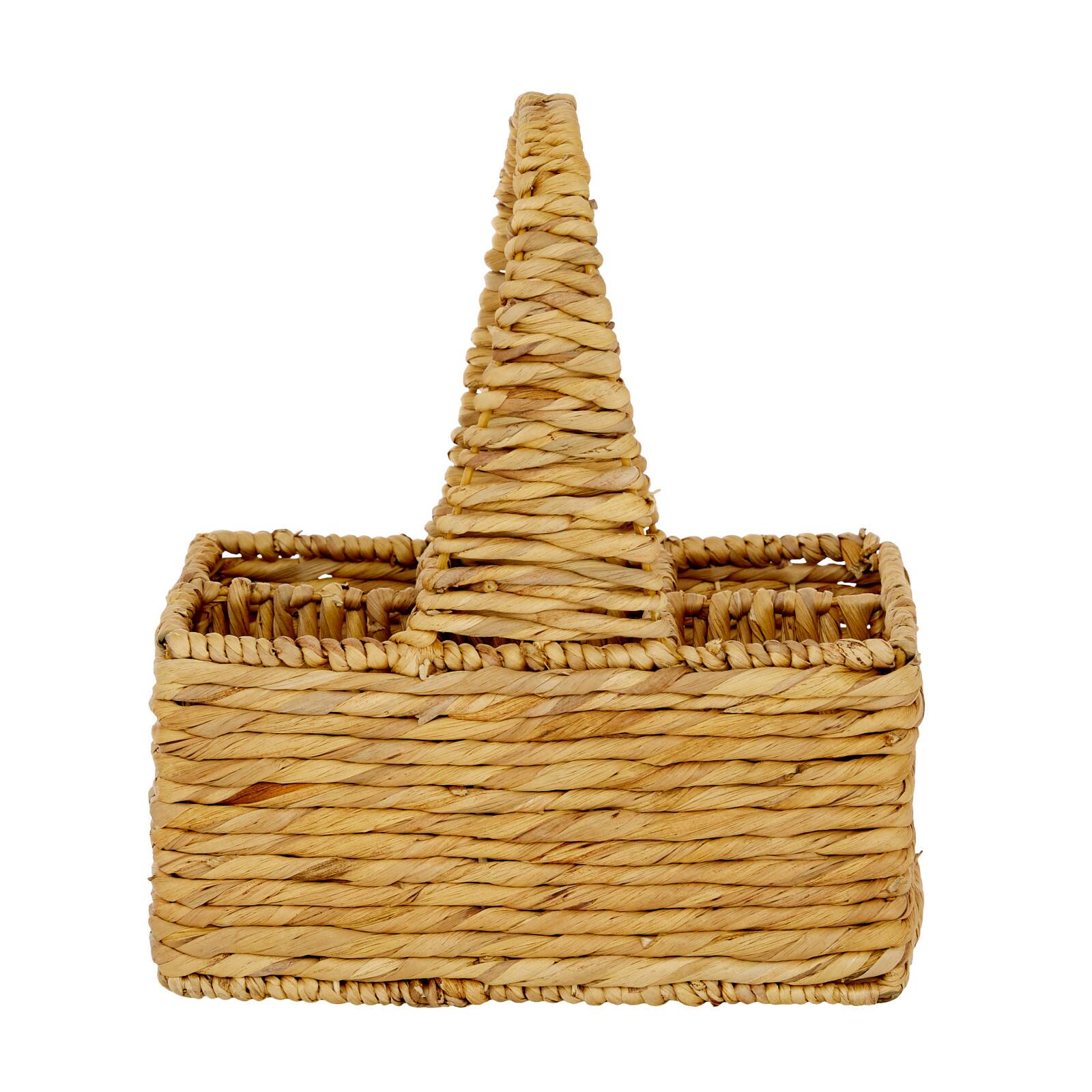 15&#x22; Brown Water Hycinthia Coastal Storage Basket