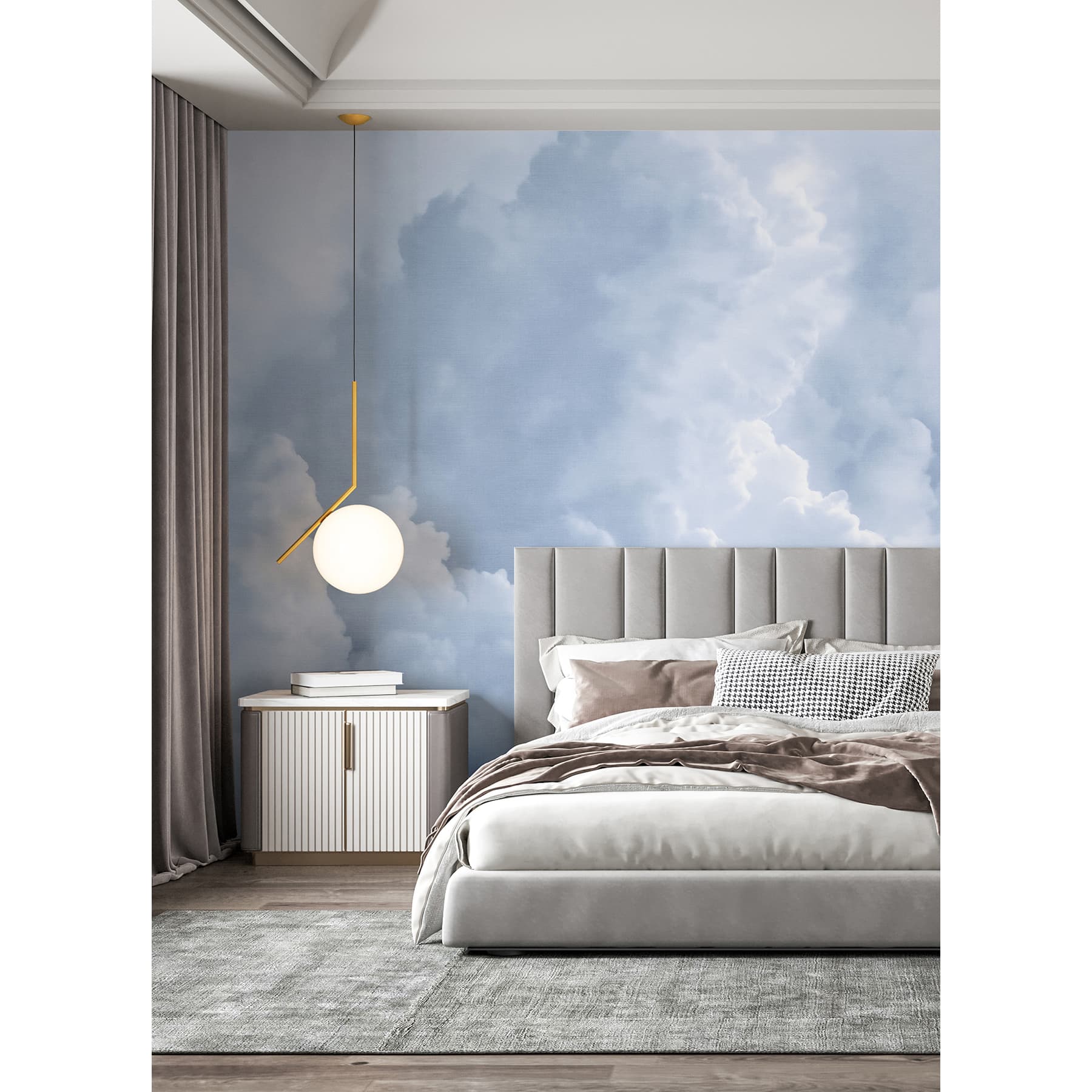 Katie Hunt Sky Blue In The Clouds Wall Mural