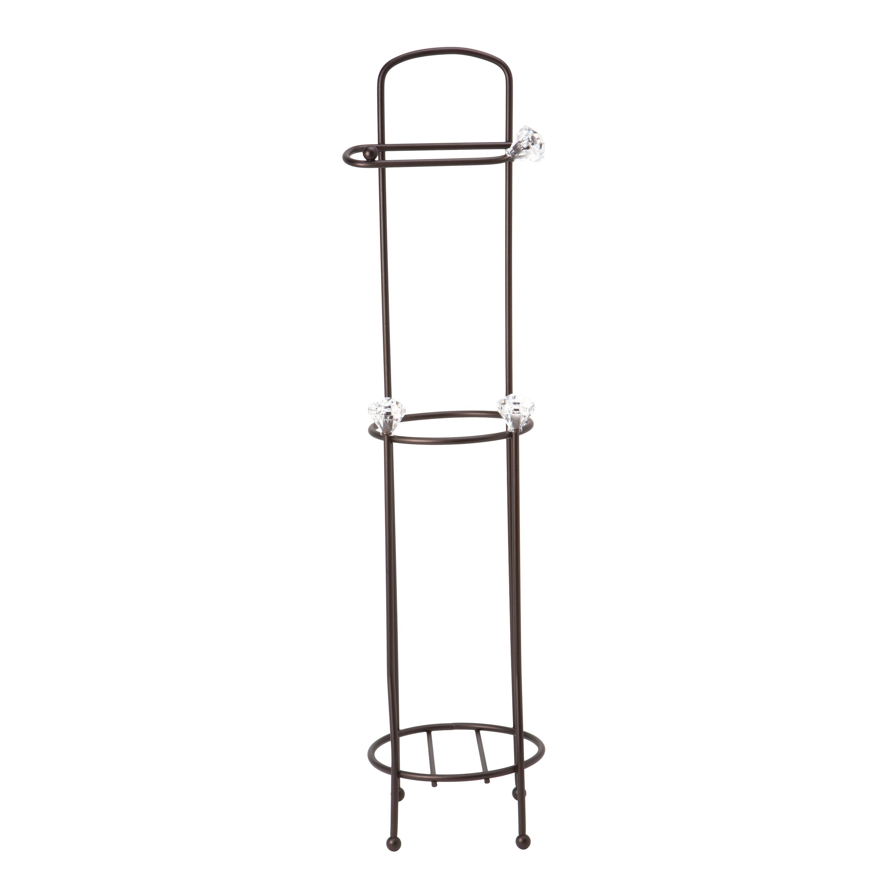 Bath Bliss Oil Rubbed Bronze Toilet Paper Organizer & Dispenser