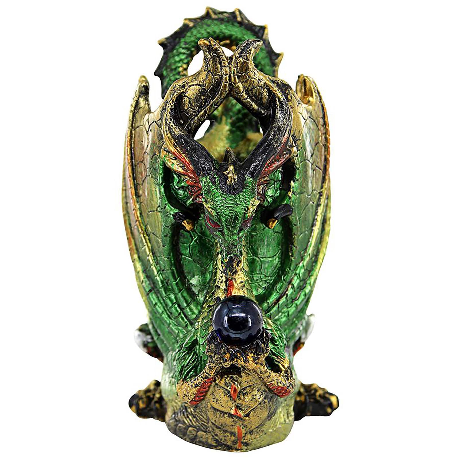 Design Toscano 6&#x22; Escritoire the Dragon Desk Accessory Sculpture