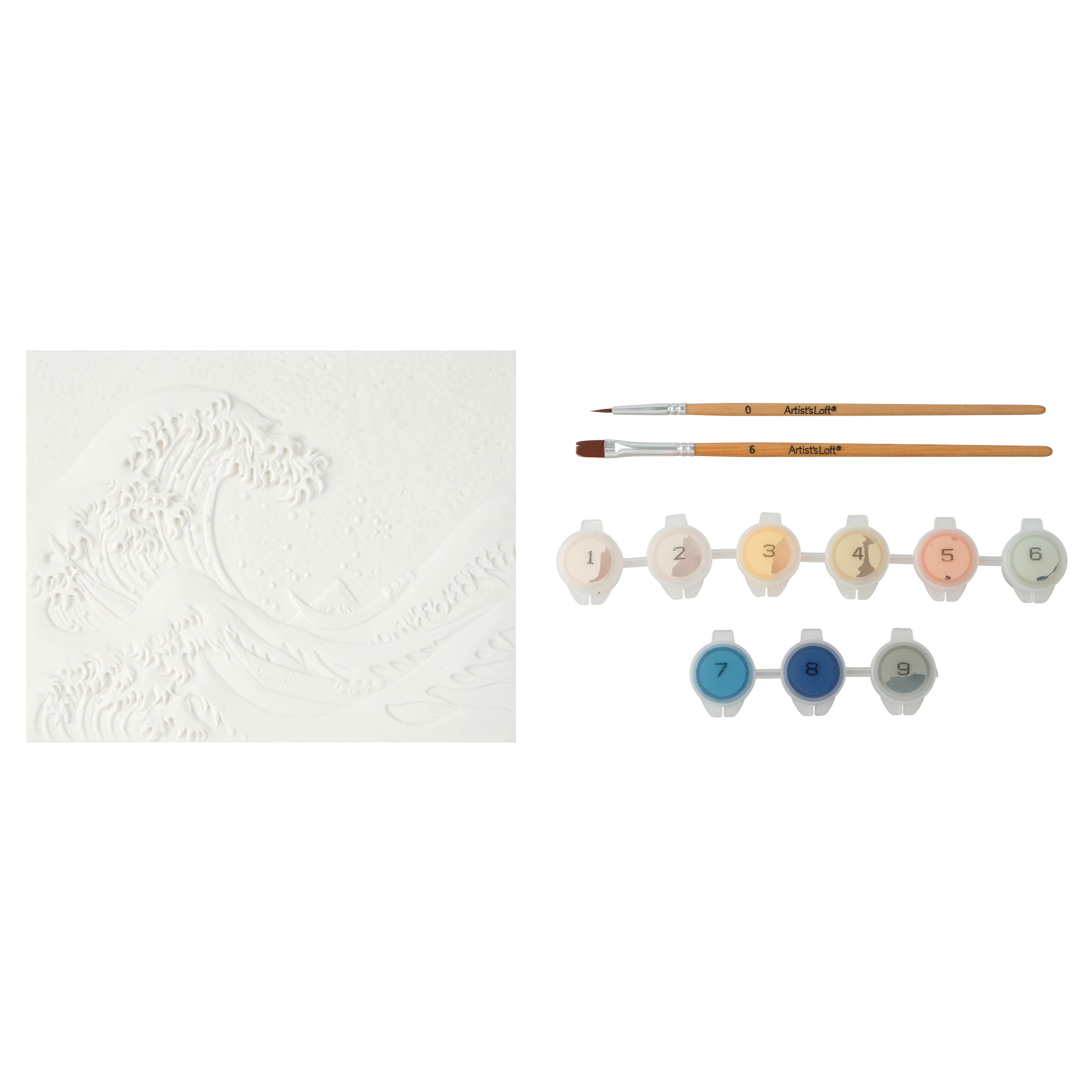 The Great Wave Off Kanagawa Relief Painting Kit by Artist&#x27;s Loft&#xAE;
