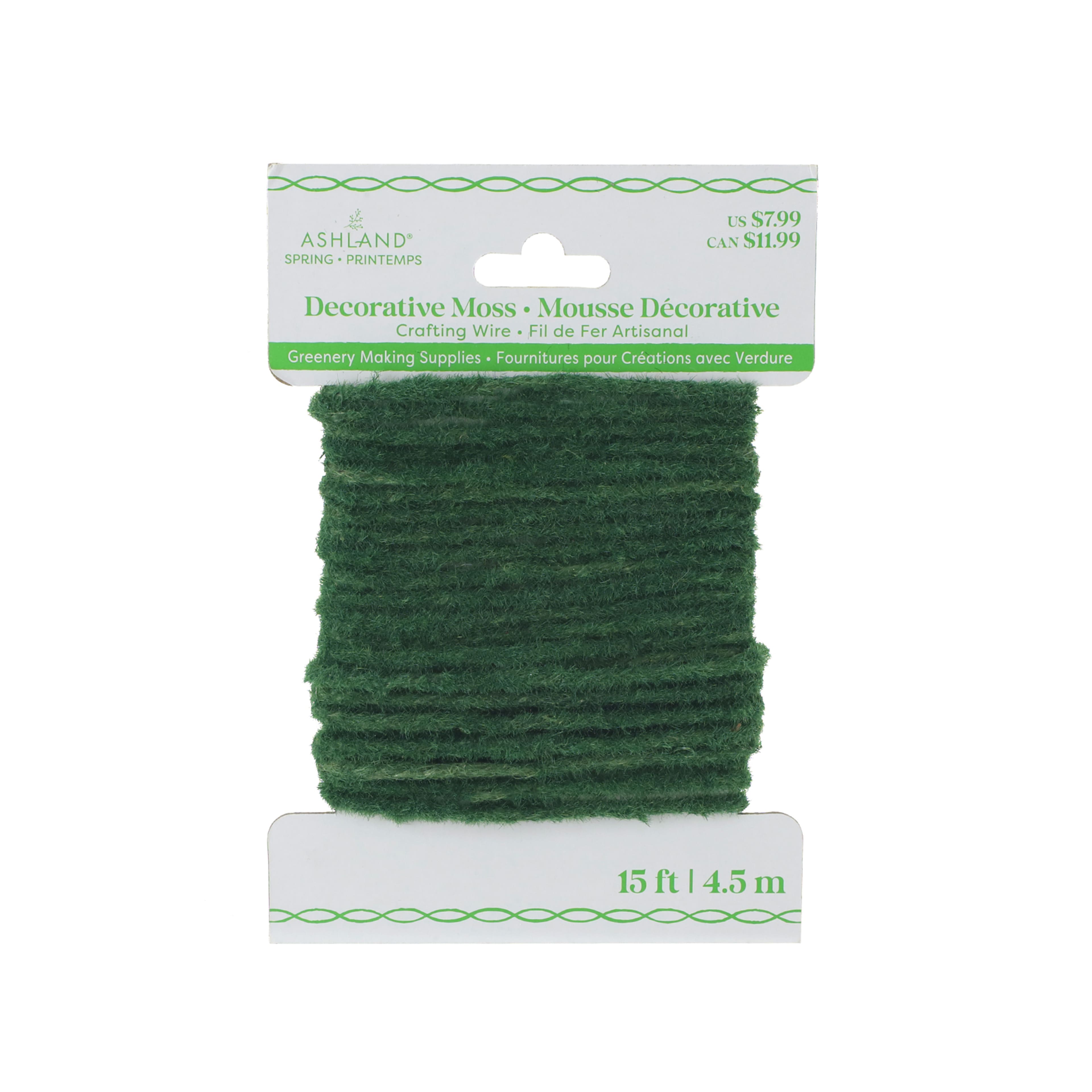 15ft. Decorative Moss Crafting Wire by Ashland&#xAE;