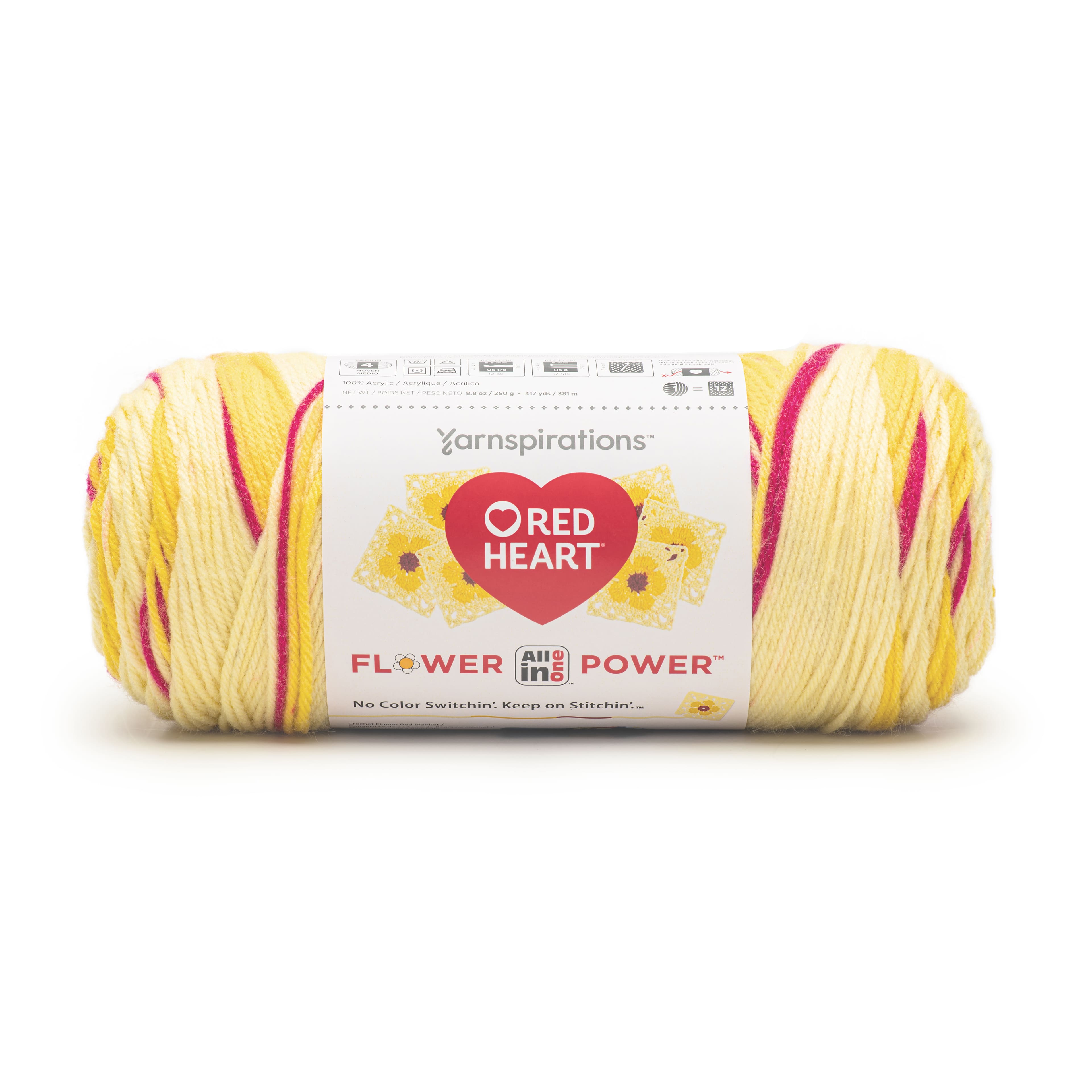 Red Heart&#xAE; All in One&#x2122; Flower Power&#x2122; Yarn