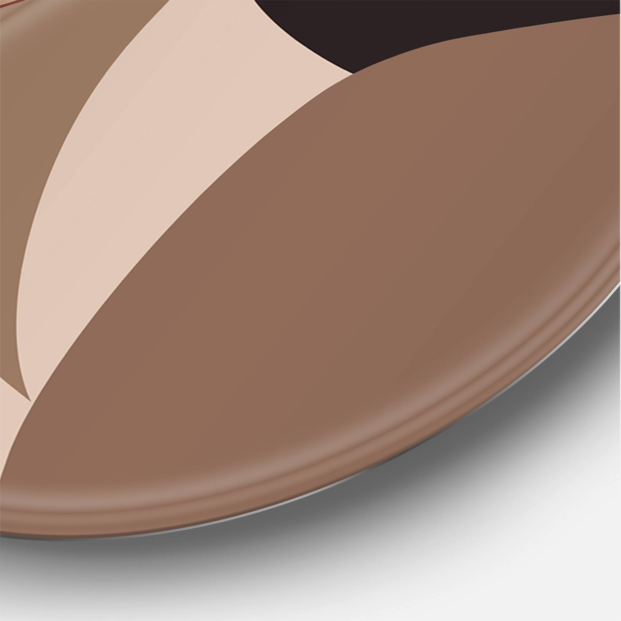 Designart - Retro Minimal Portrait of Young Woman