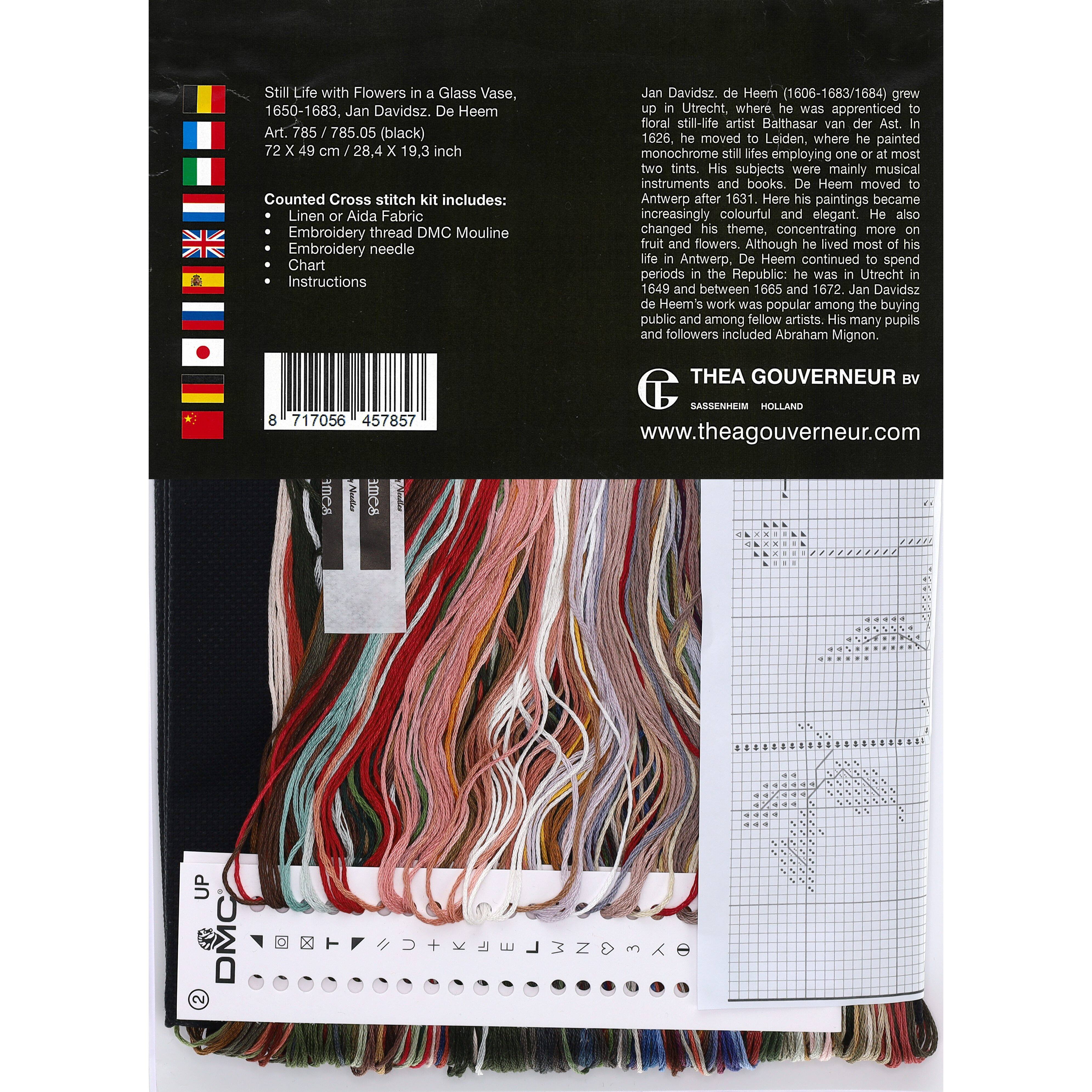 Thea Gouverneur Still Life Cross Stitch Kit