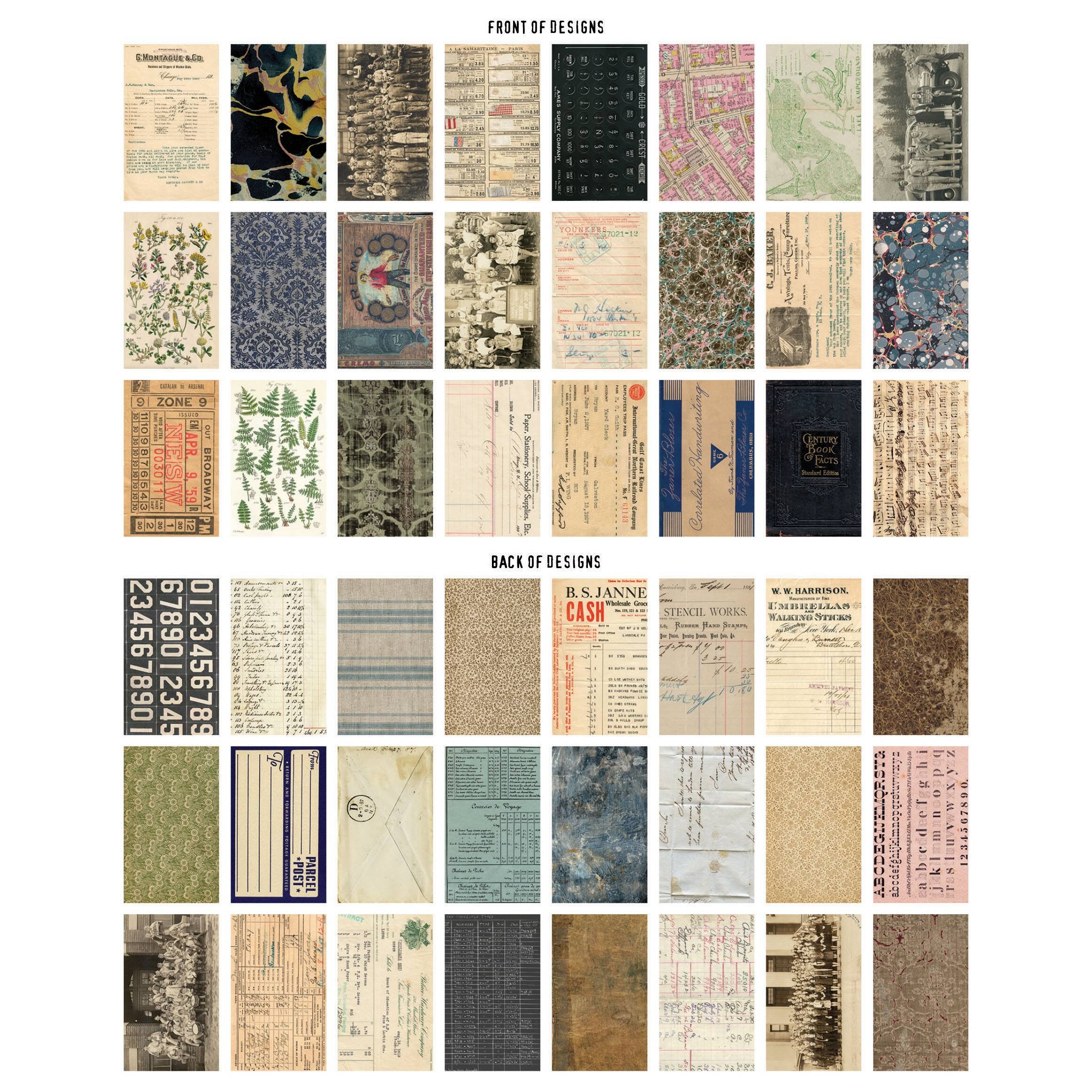 Tim Holtz® Idea-Ology® Backdrops Double-Sided Cardstock