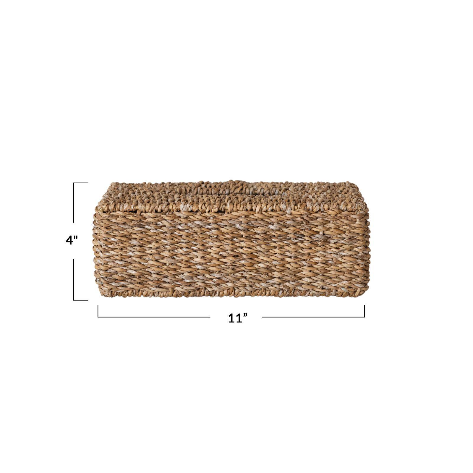 Hello Honey® Hand-Woven Seagrass Tissue Box Cover