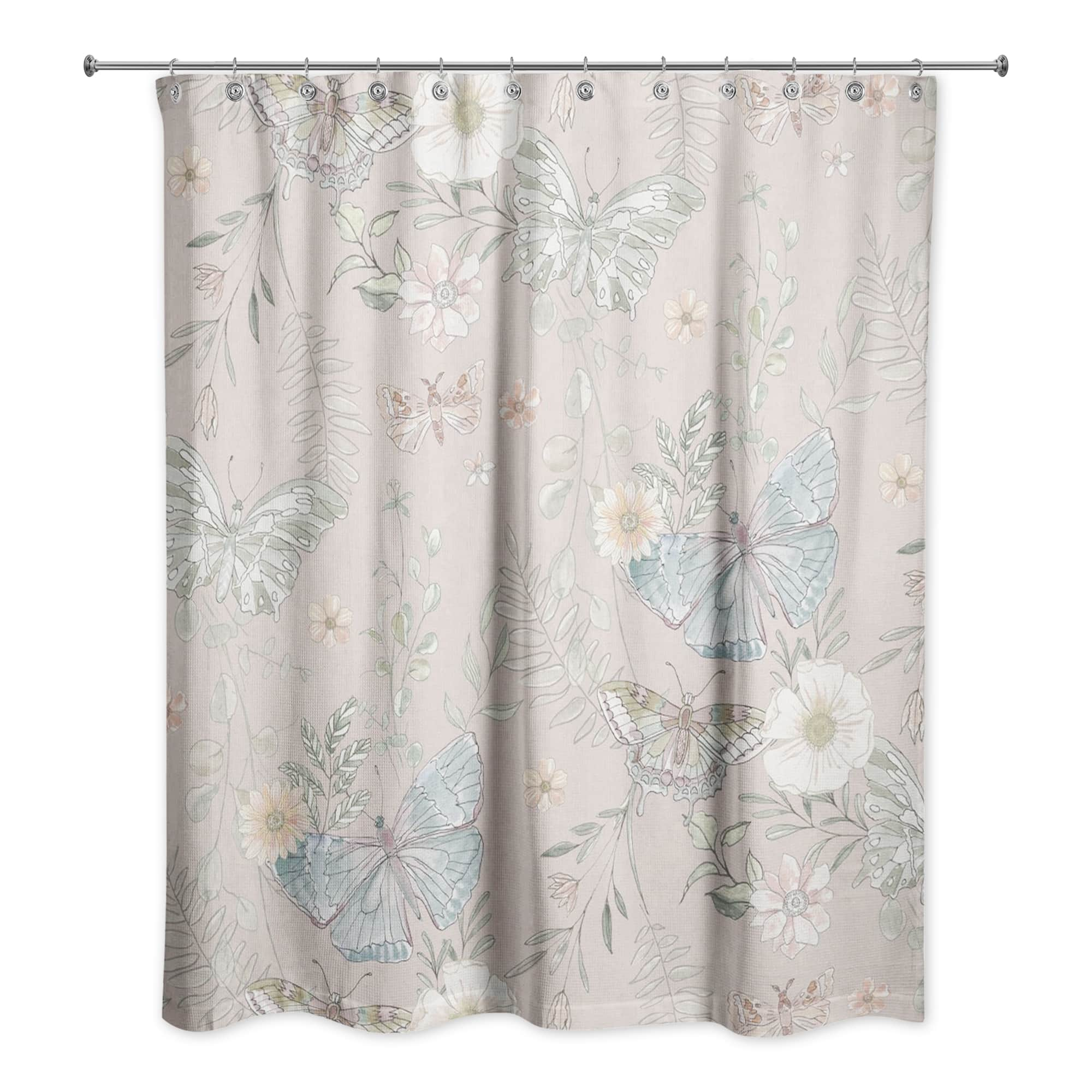 Butterflies Shower Curtain