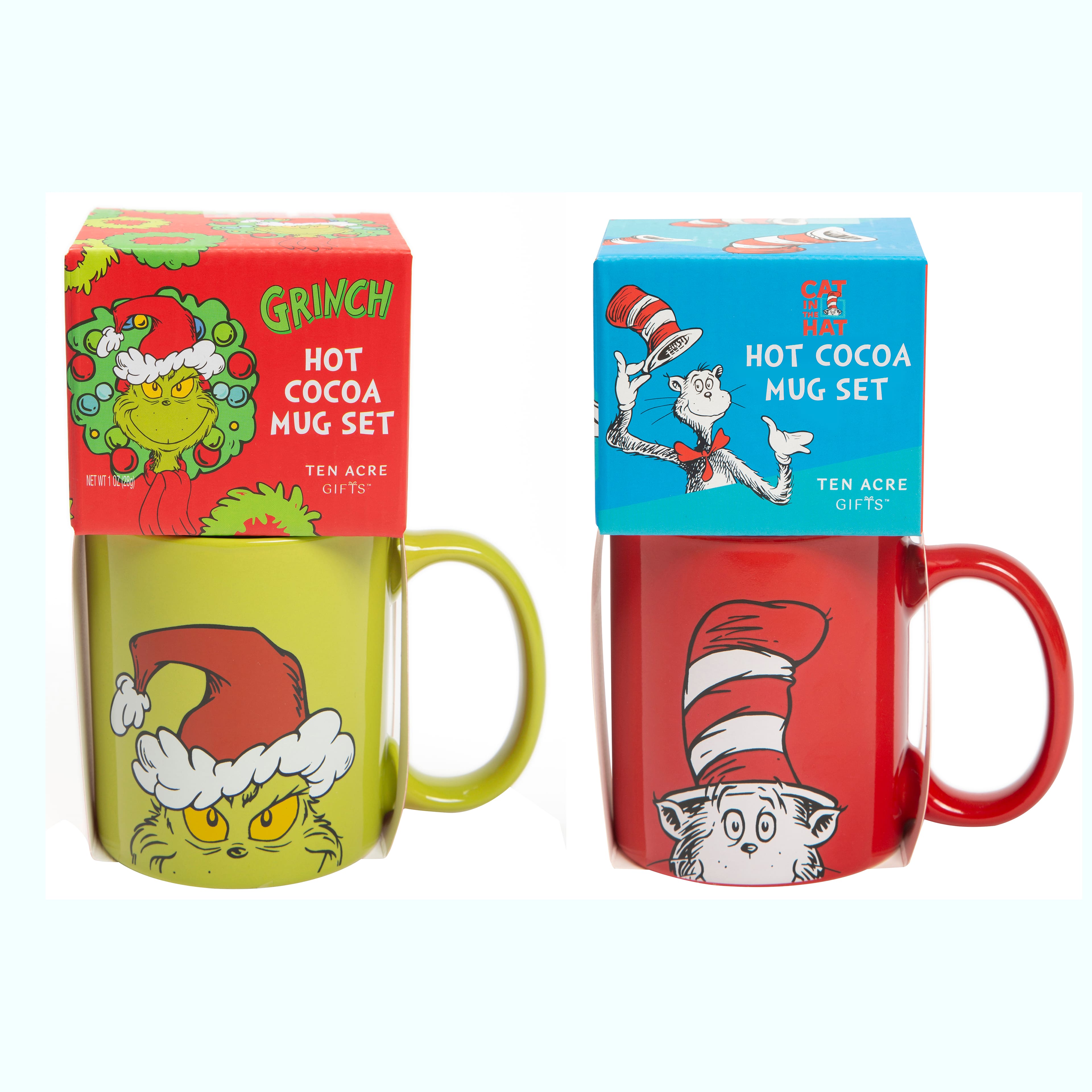 Grinch Figural Mug & Cocoa Set – Ten Acre Gifts