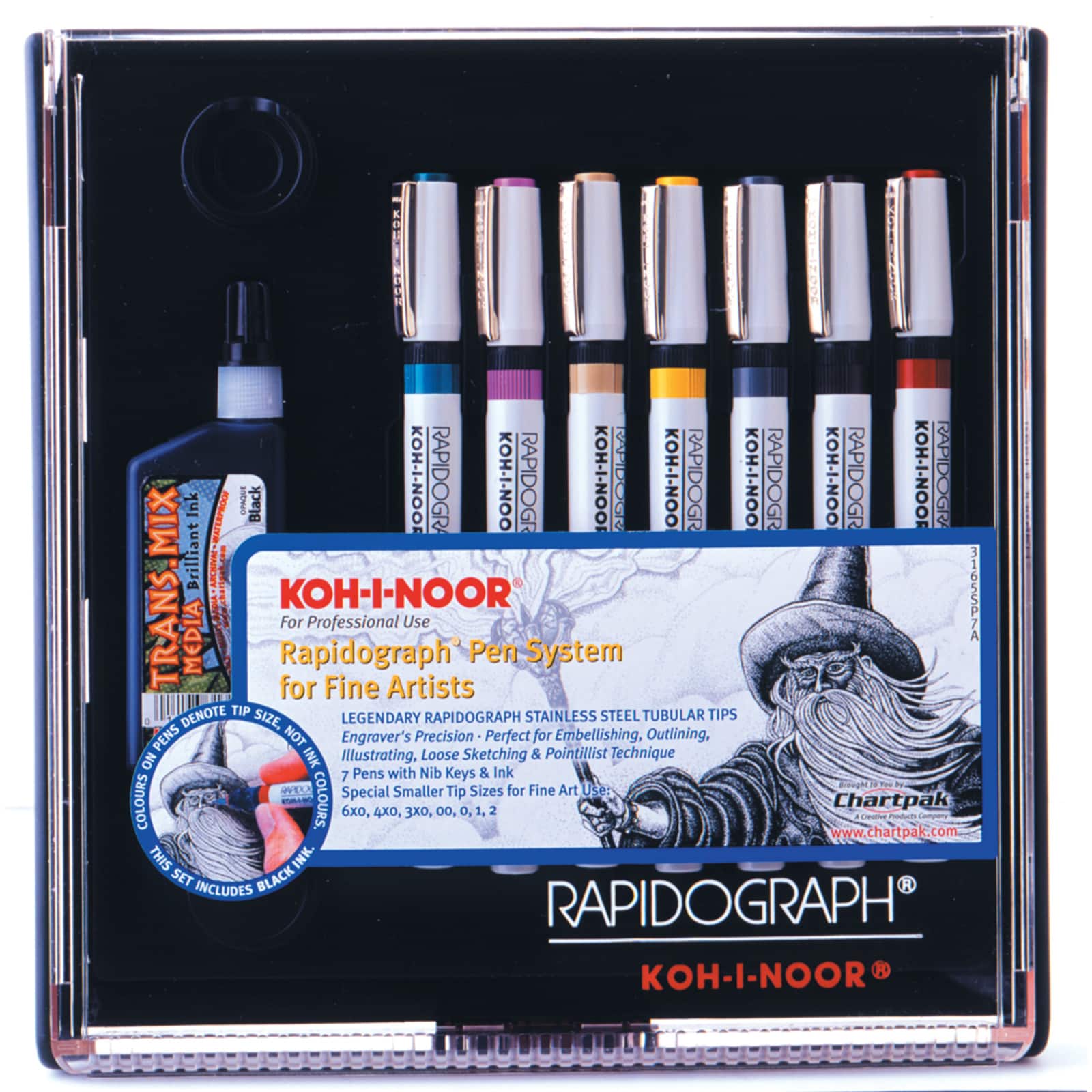 RAPIDOGRAPH TECHNICAL PEN AND INK SET 1 - 014173276636