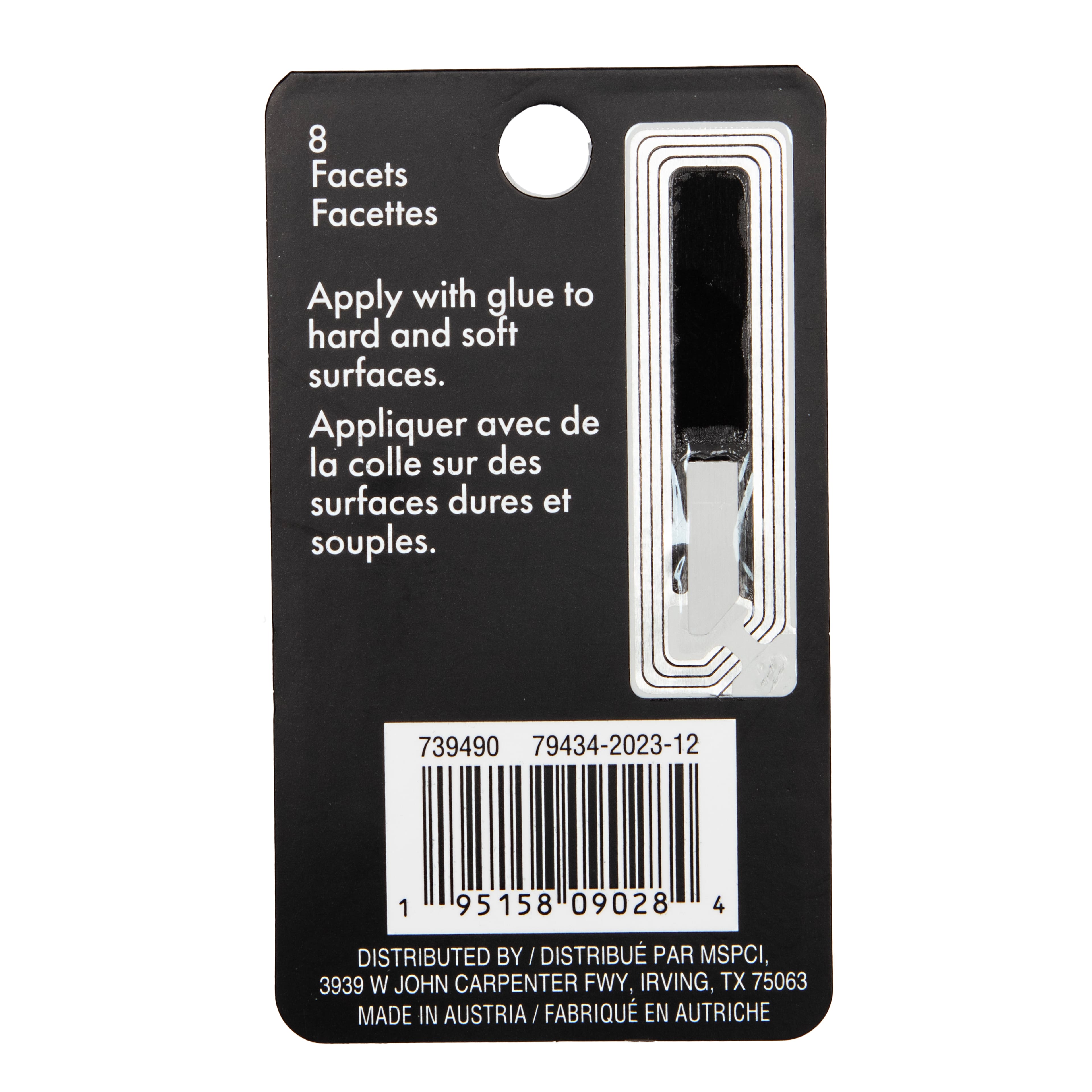 6.4mm Crystal AB Kite Glue-On Austrian Crystals by Bead Landing™, 10ct.