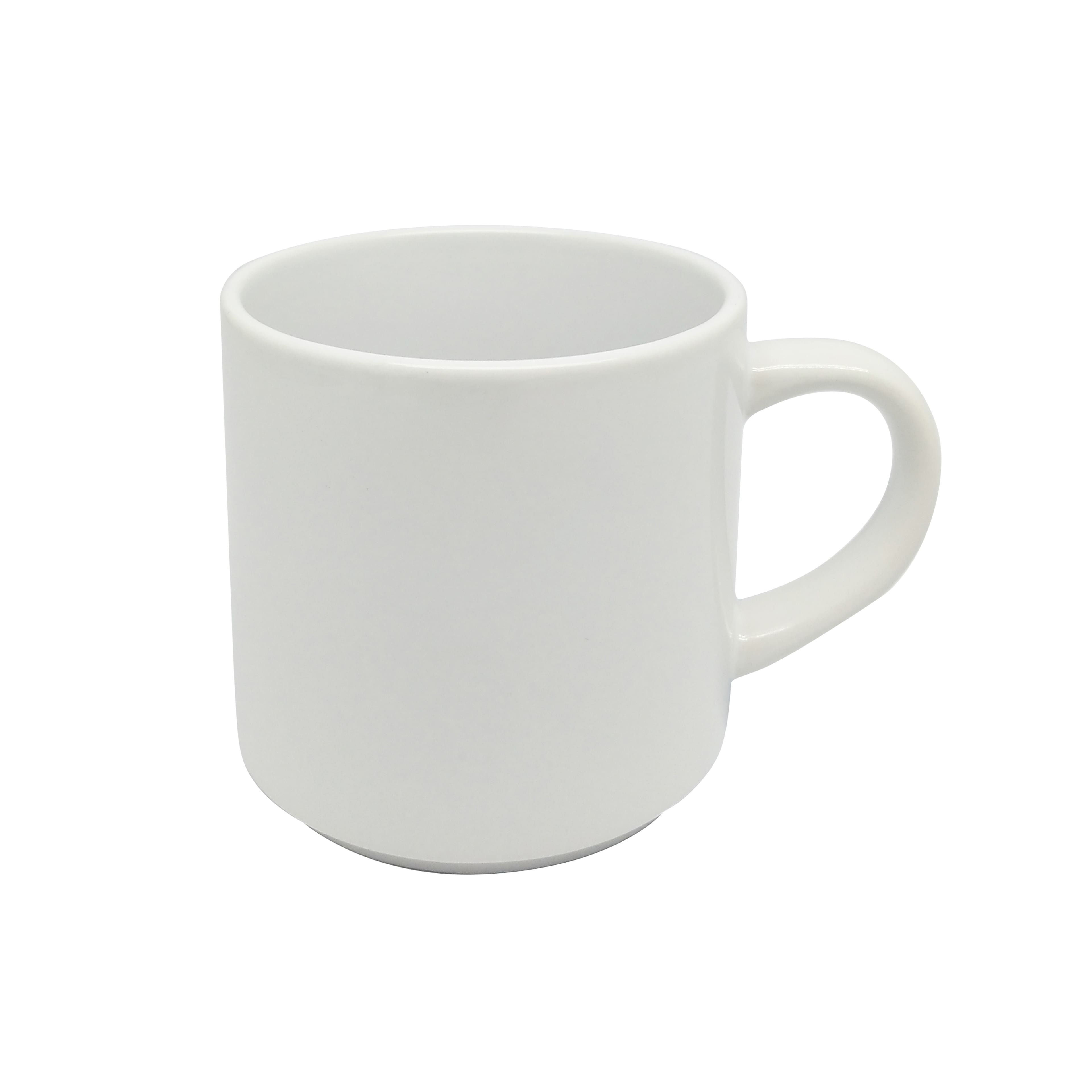 10oz. White Stackable Ceramic Sublimation Mugs, 4ct. by Make Market®
