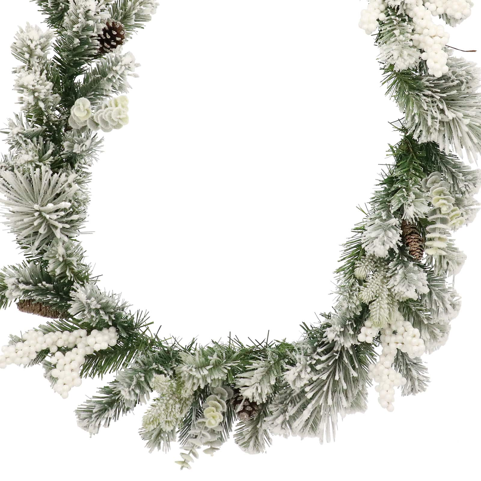 6ft. Snowy White Berry &#x26; Pine Garland by Ashland&#xAE;