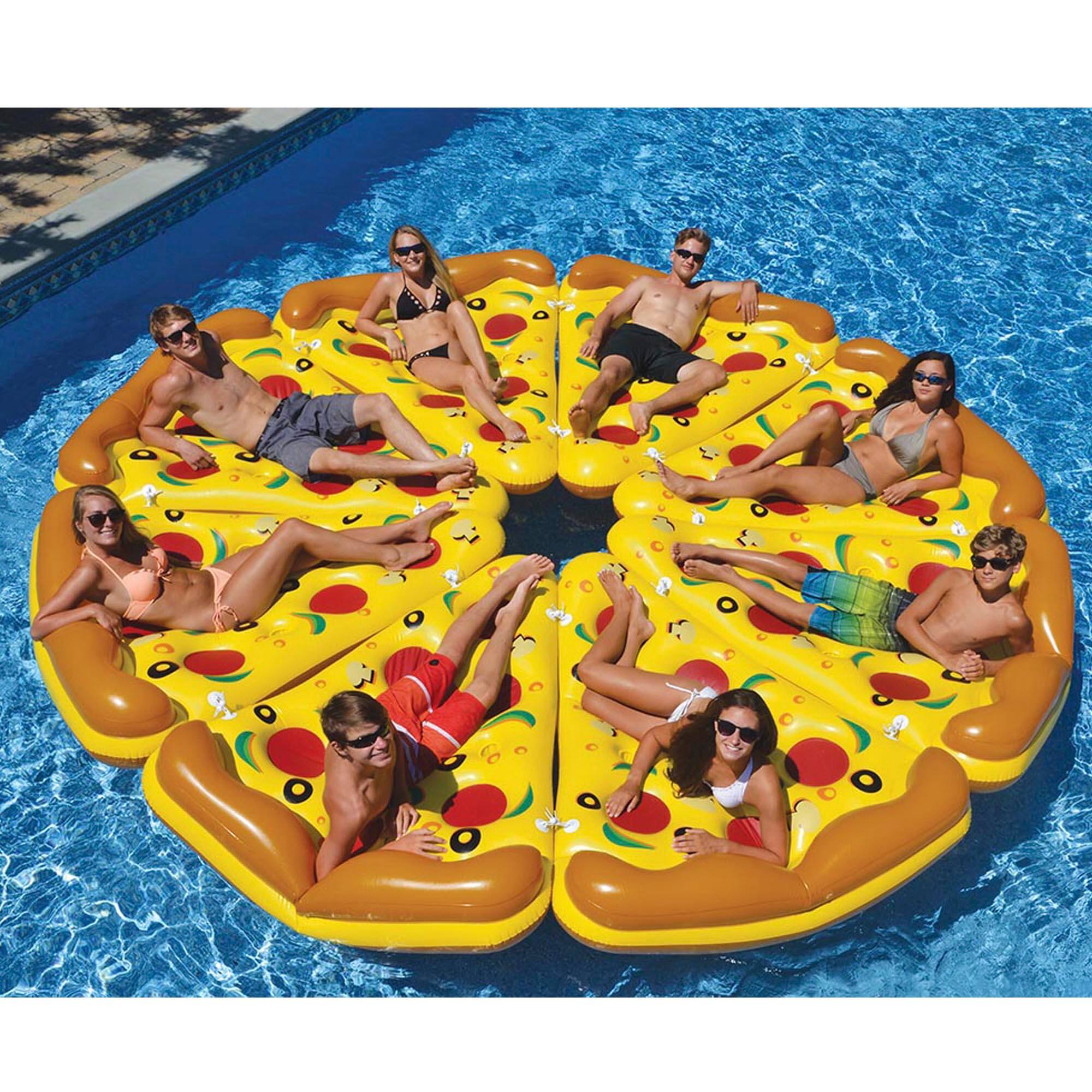 6ft. Inflatable Pizza Slice Swimming Pool Float