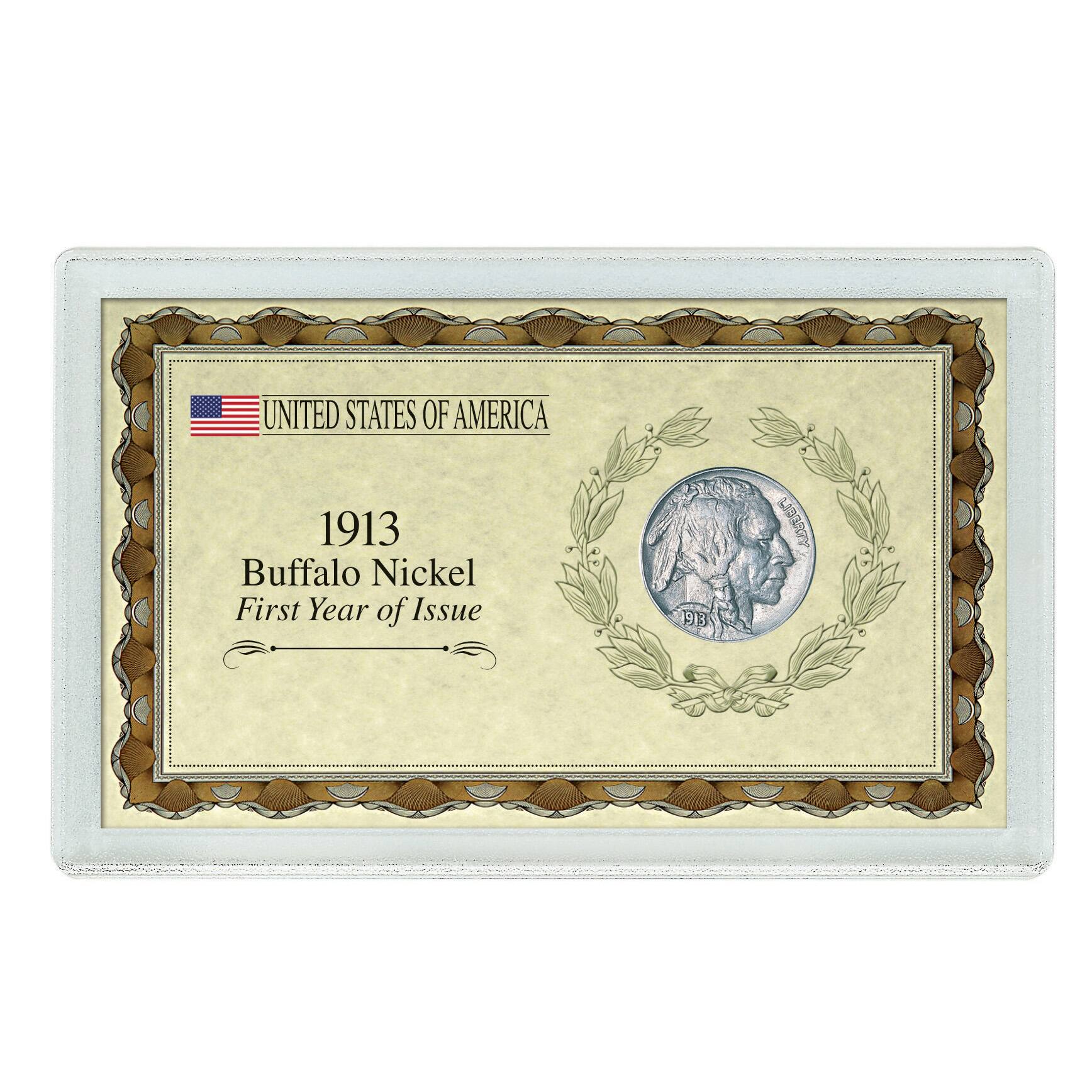1913 First Year of Issue Buffalo Nickel