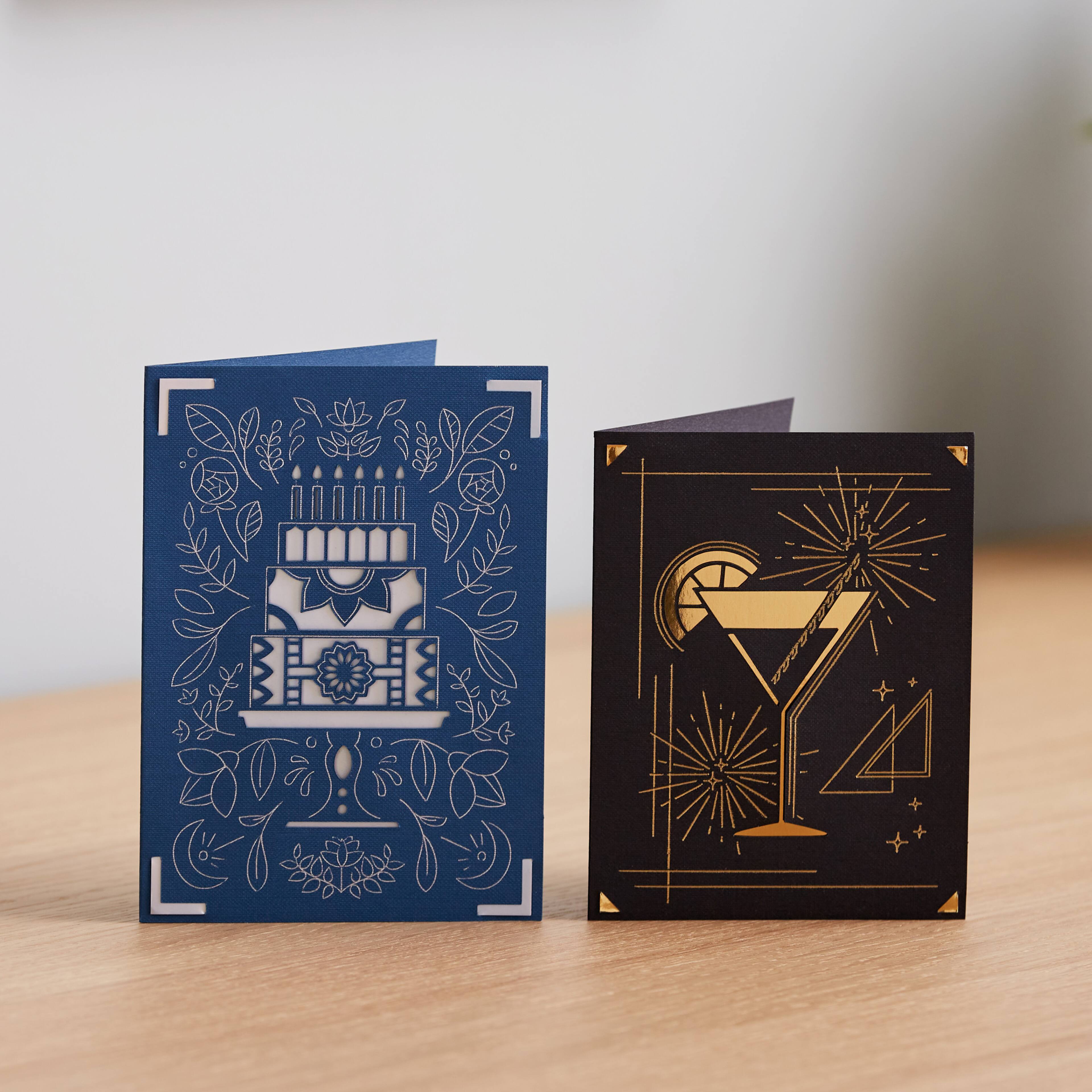 Cricut Joy&#x2122; A2 Foil Transfer Insert Cards, Cameron Sampler