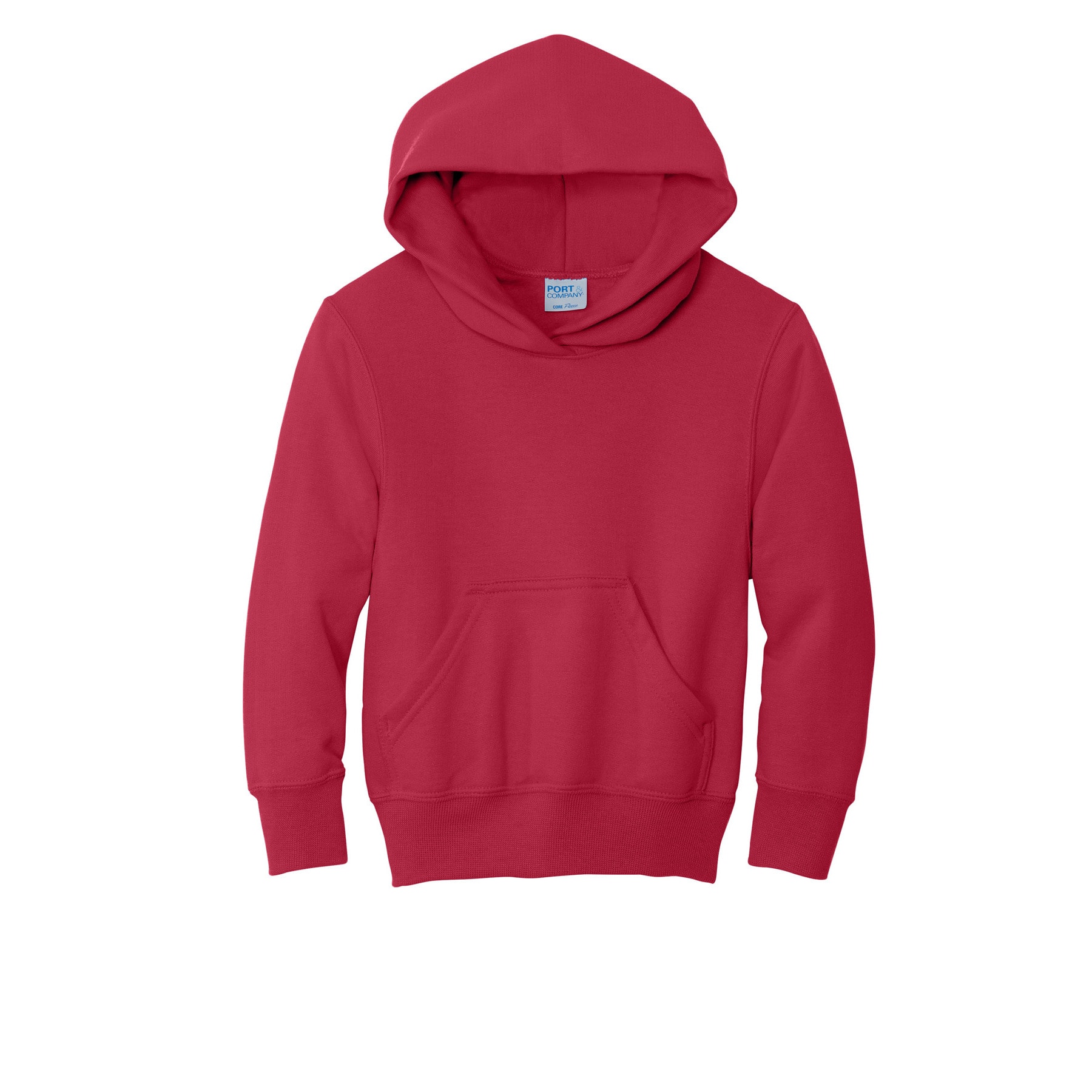 Port & Company® Colors Youth Core Fleece Pullover Hooded Sweatshirt ...