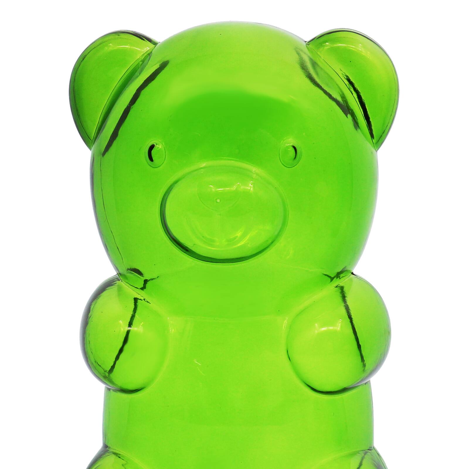 8&#x22; Green Glass Bear Tabletop D&#xE9;cor by Ashland&#xAE;