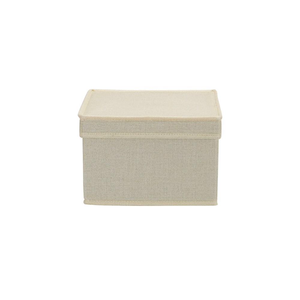 Household Essentials Fabric Storage Bin with Lid, 2ct.