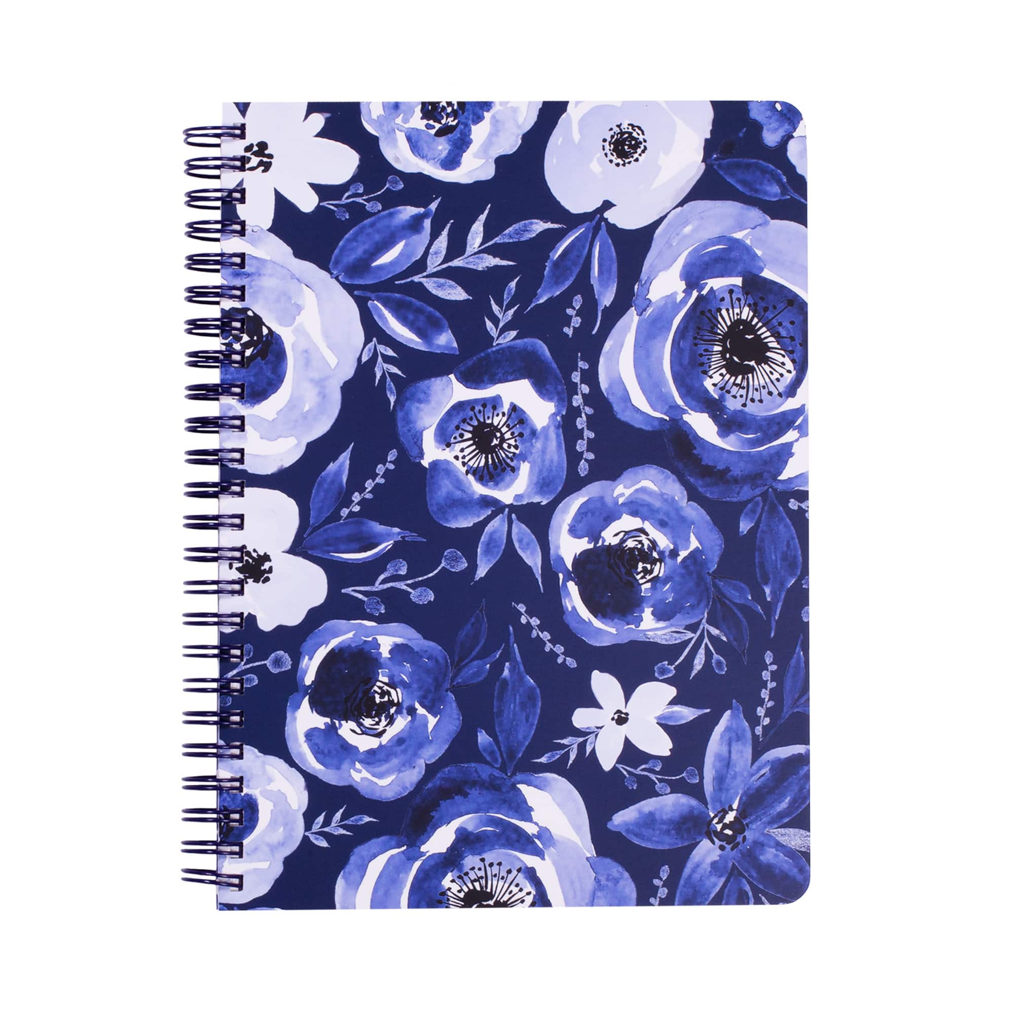 Steel Mill & Co.® Mini Blue Watercolor Spiral Bound Notebook