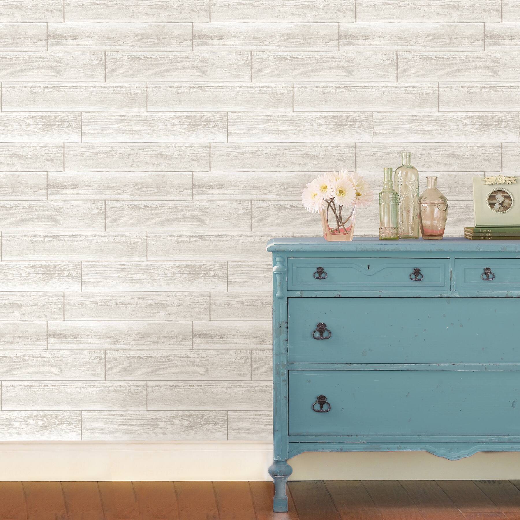 NuWallpaper Serene Cream Peel & Stick Wallpaper