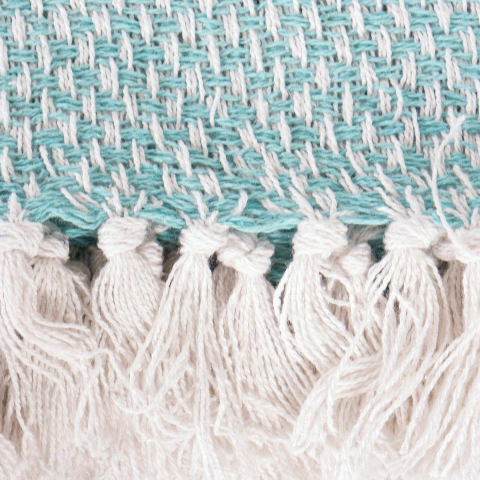 DII® Aqua Woven Throw