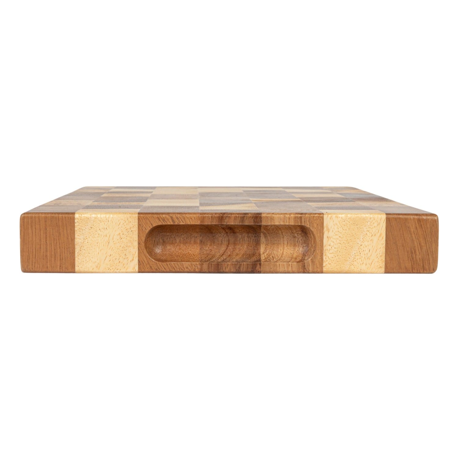Hello Honey&#xAE; 14&#x22; Natural Suar Wood End Grain Rectangle Cheese &#x26; Cutting Board