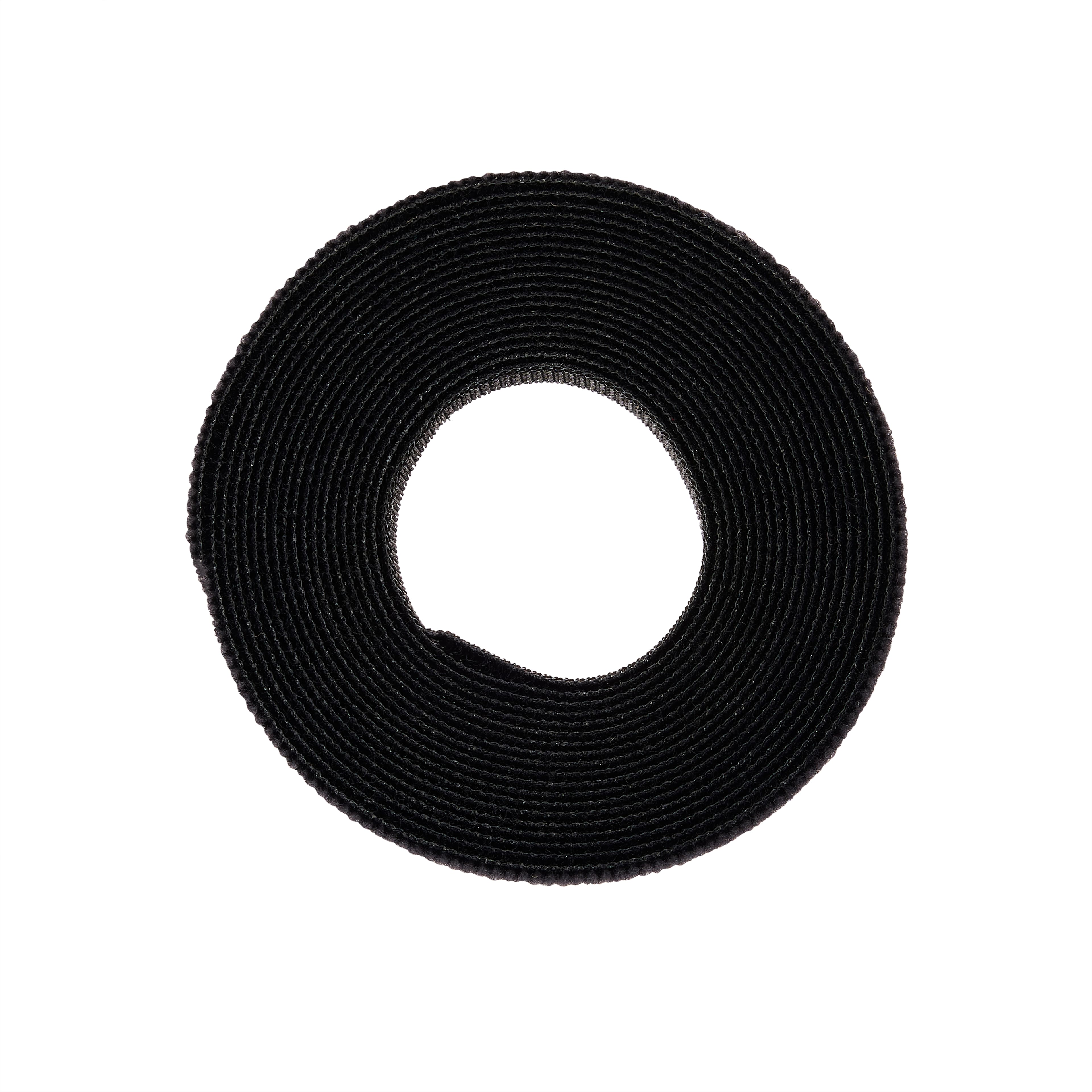 VELCRO® Brand ONE-WRAP® Black Roll, 12ft.