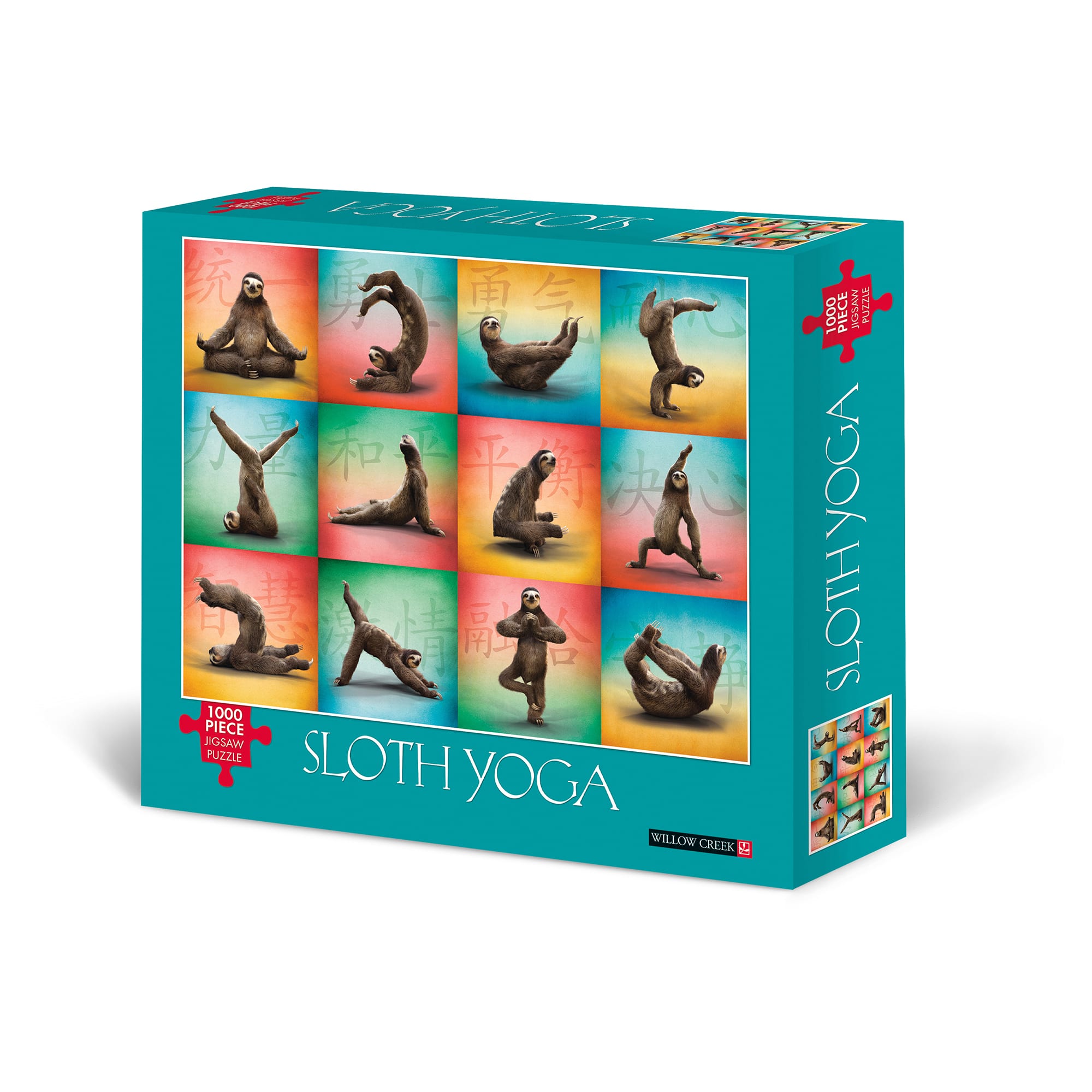 Sloth Yoga 1,000 Piece Jigsaw Puzzle