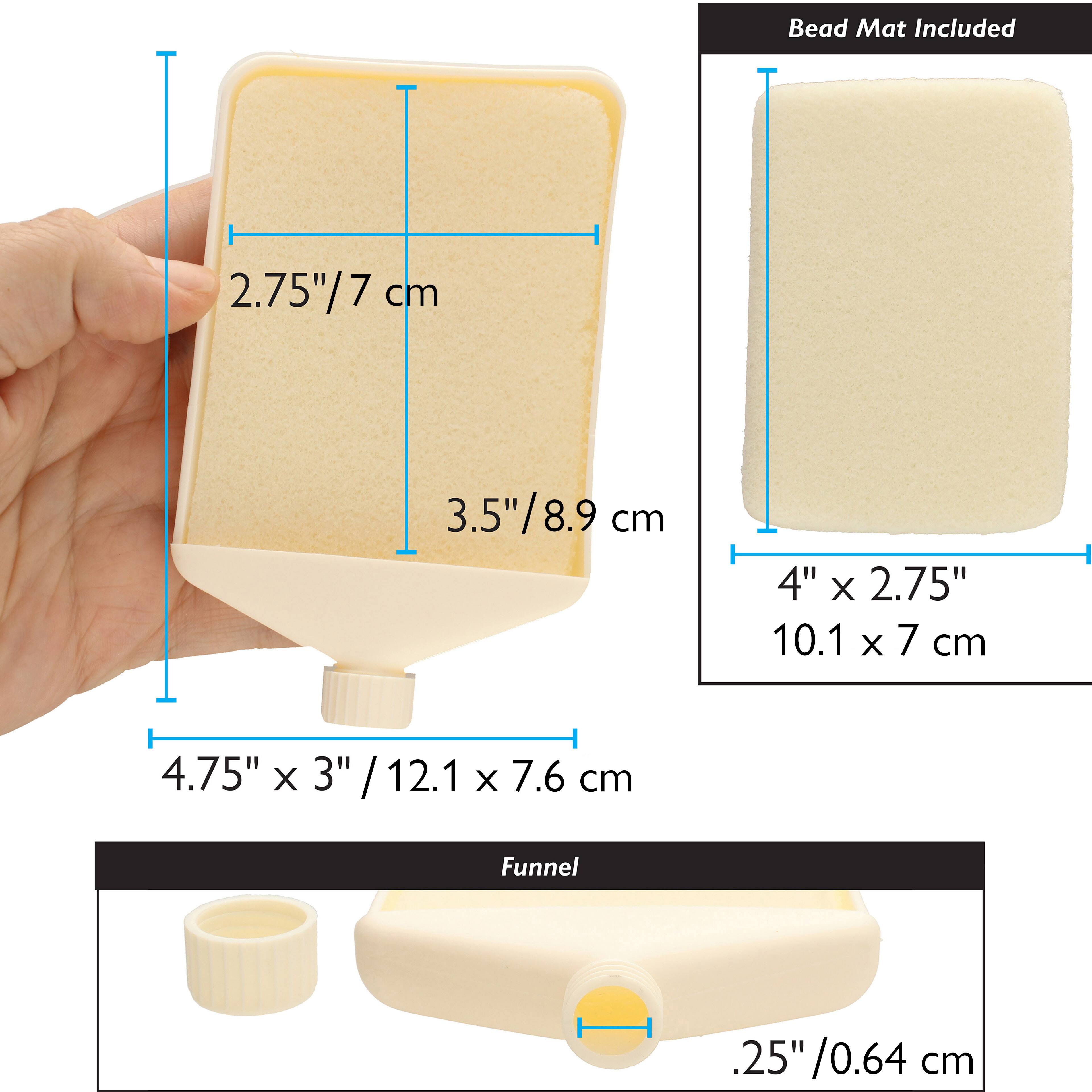 The Beadsmith&#xAE; BASIC elements&#x2122; Small Funnel Tray with Mat