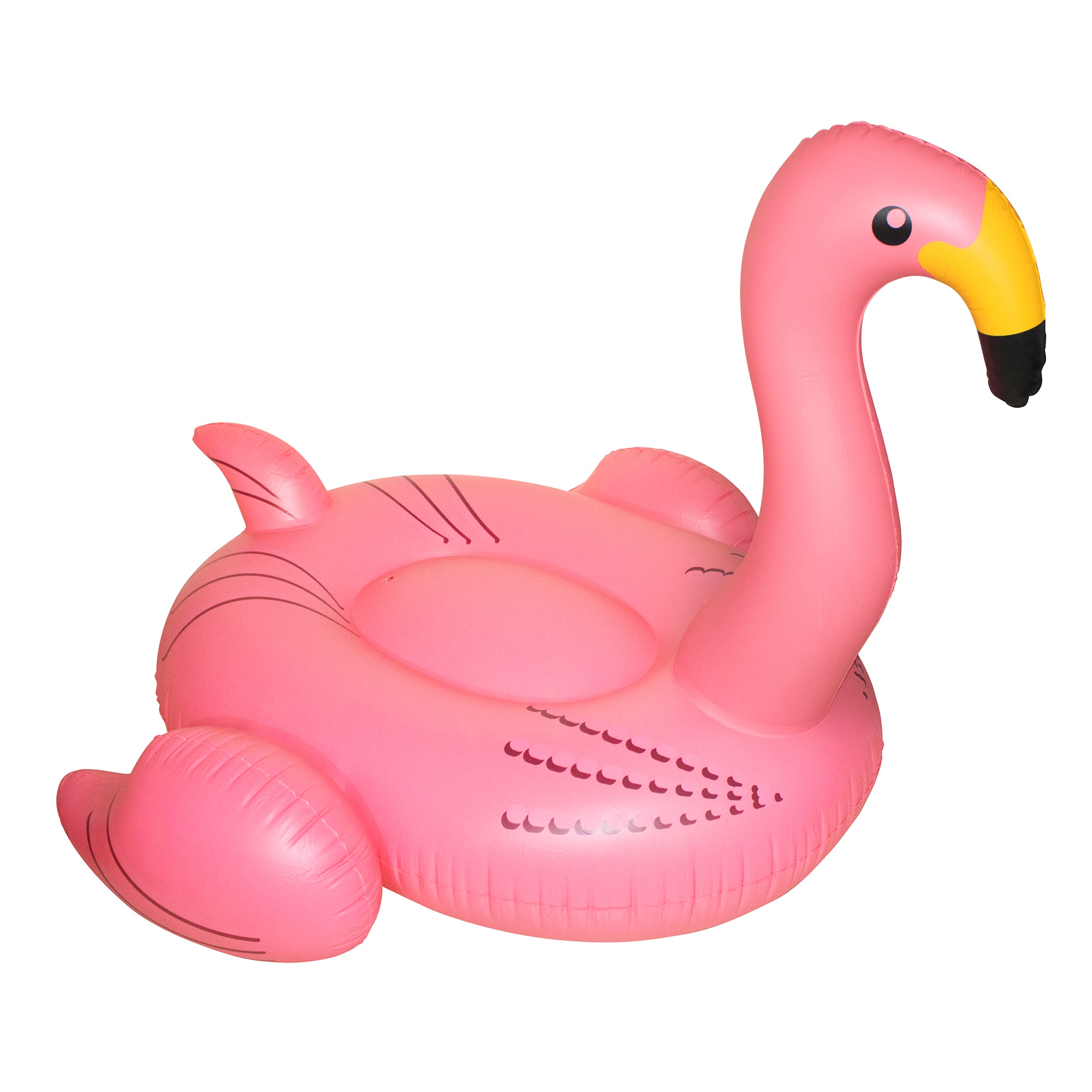 Swim Central 78" Inflatable Pink Giant Flamingo Swimming Pool Ride-On Float