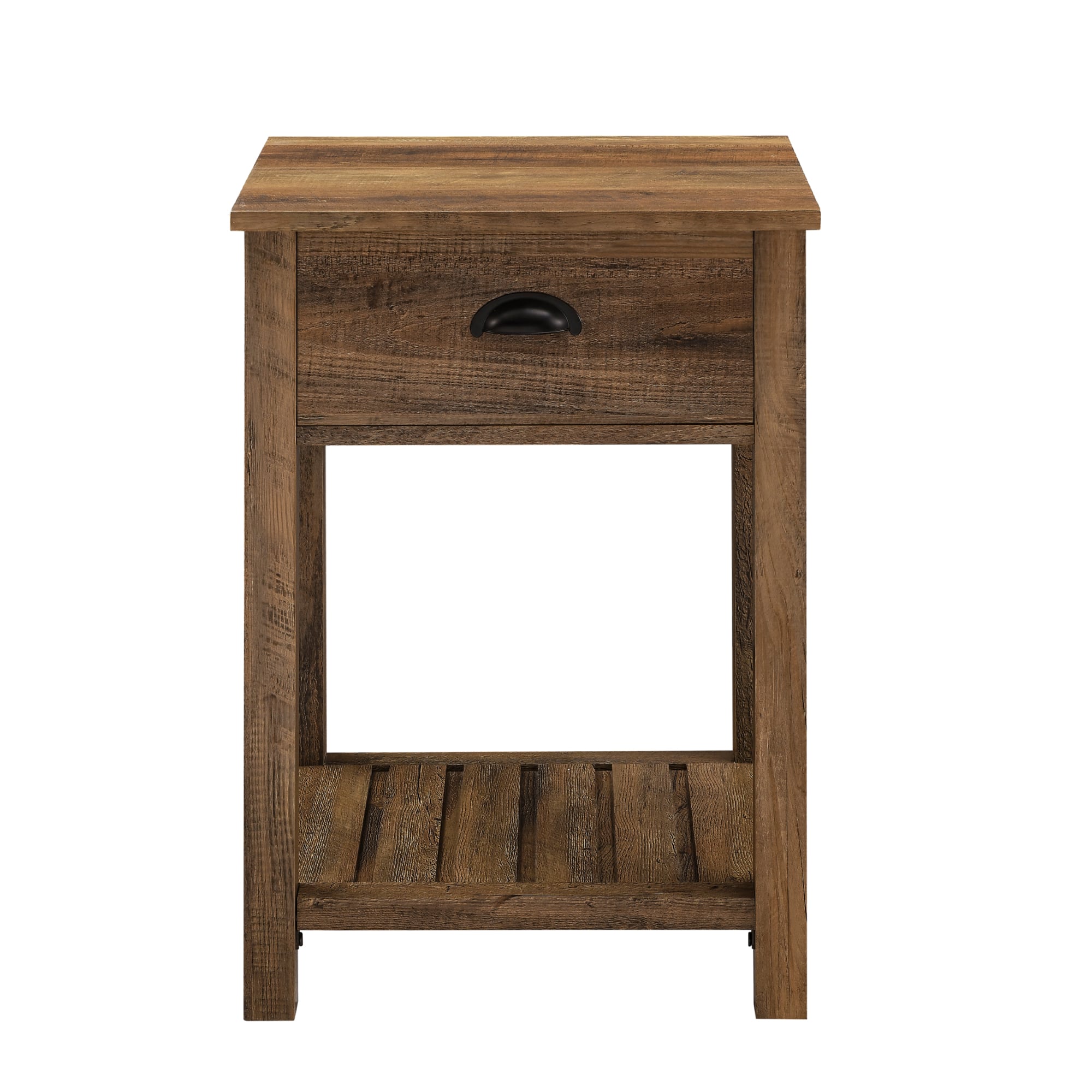 Walker Edison 18" Reclaimed Barnwood Country Drawer Side Table Michaels