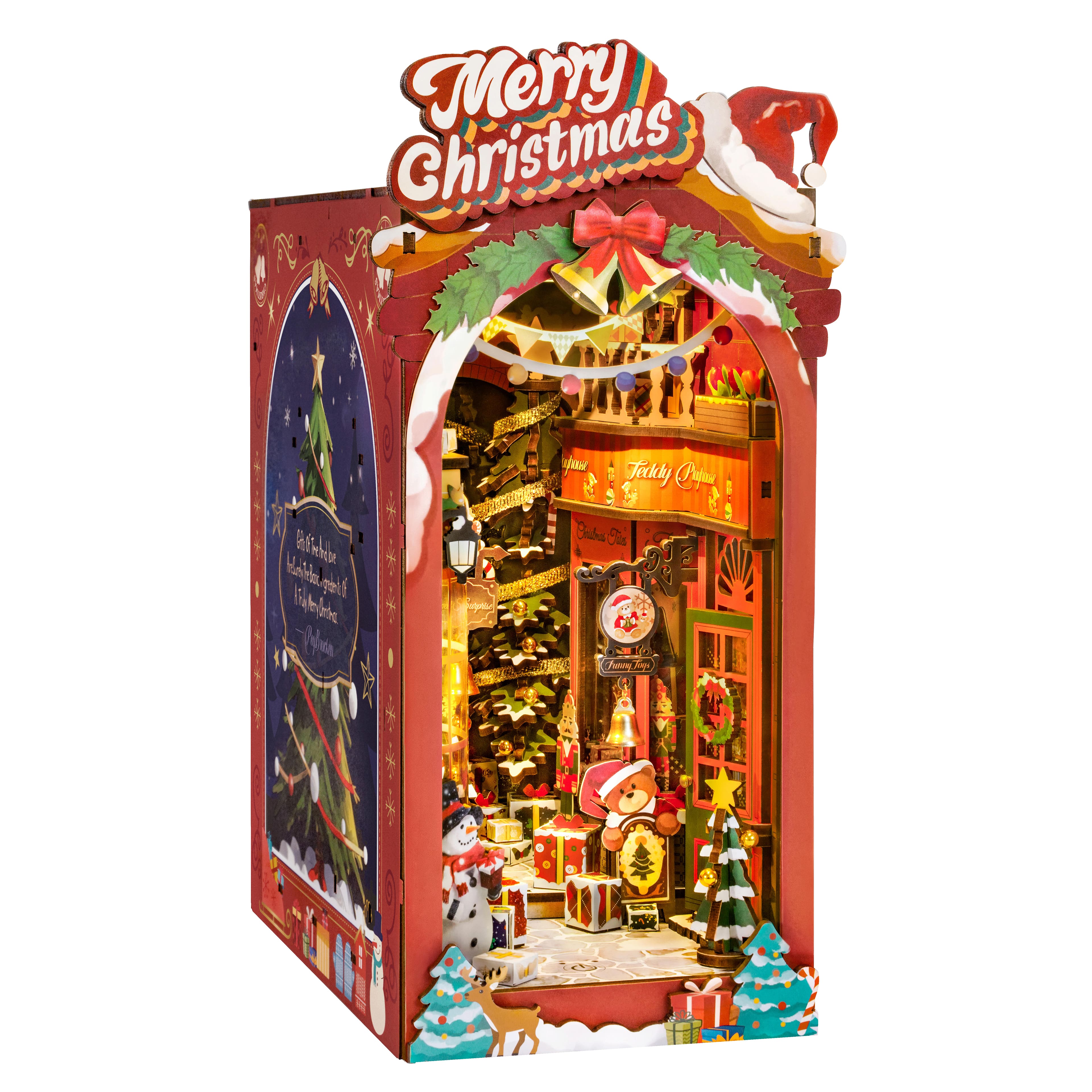 Rolife&#xAE; Christmas Street DIY Book Nook &#x26; Wonderland Kit