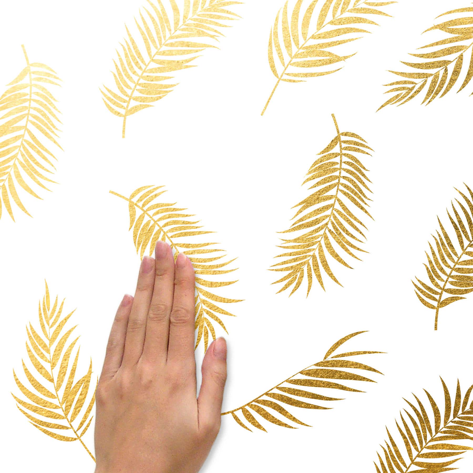RoomMates Gold Palm Frond Peel & Stick Wall Decals