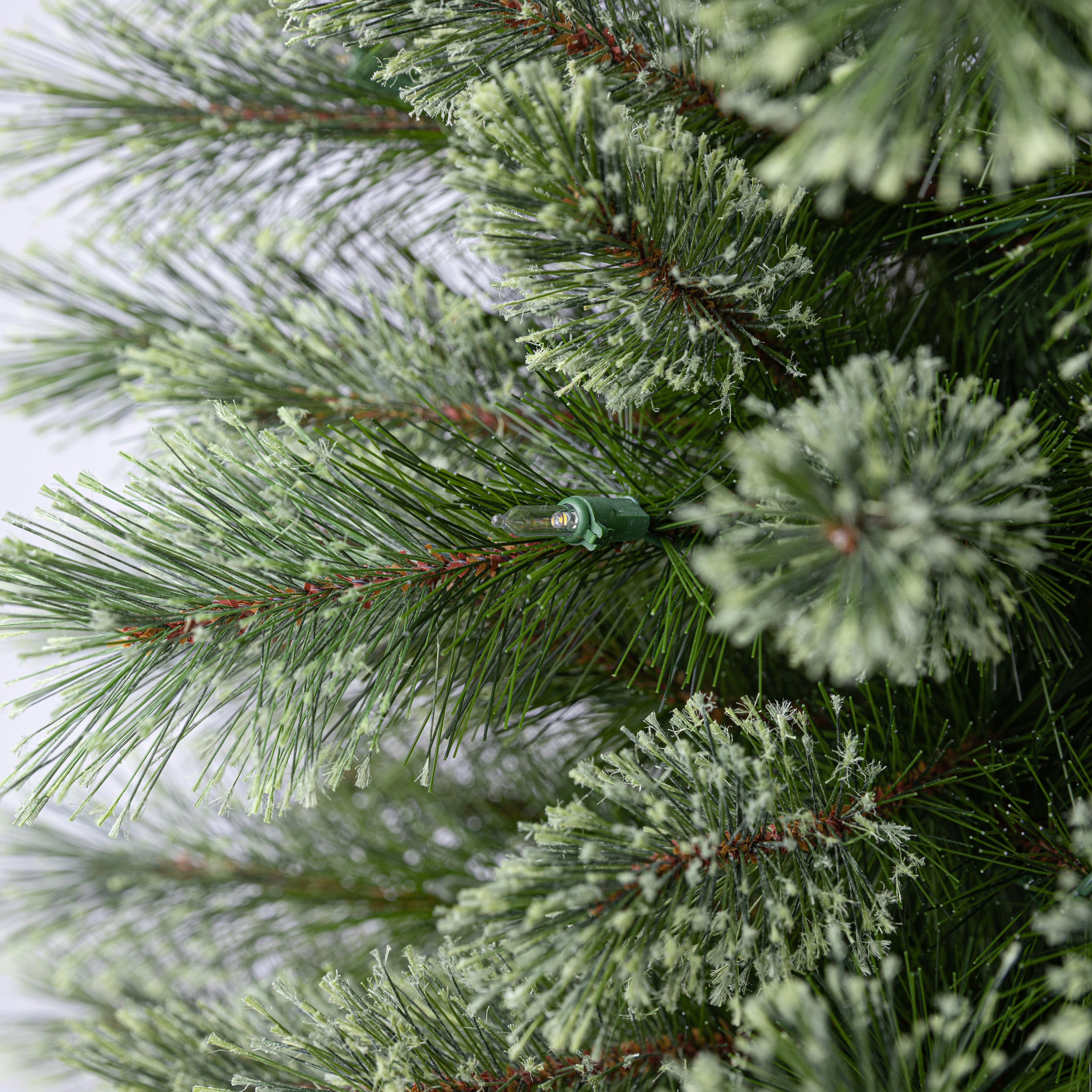7ft. Pre-Lit Cashmere Pencil Artificial Christmas Tree, Warm White LED Lights by Ashland&#xAE;