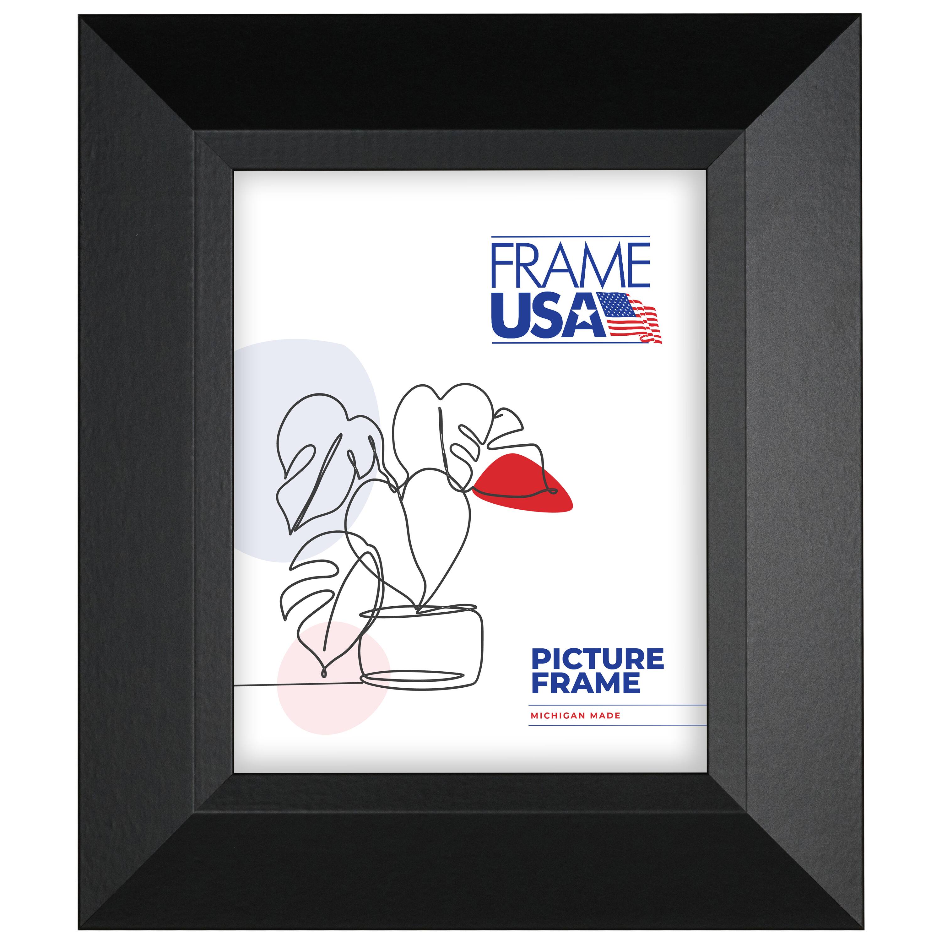 Frame USA Black Series Large Black Single Image Picture Frame