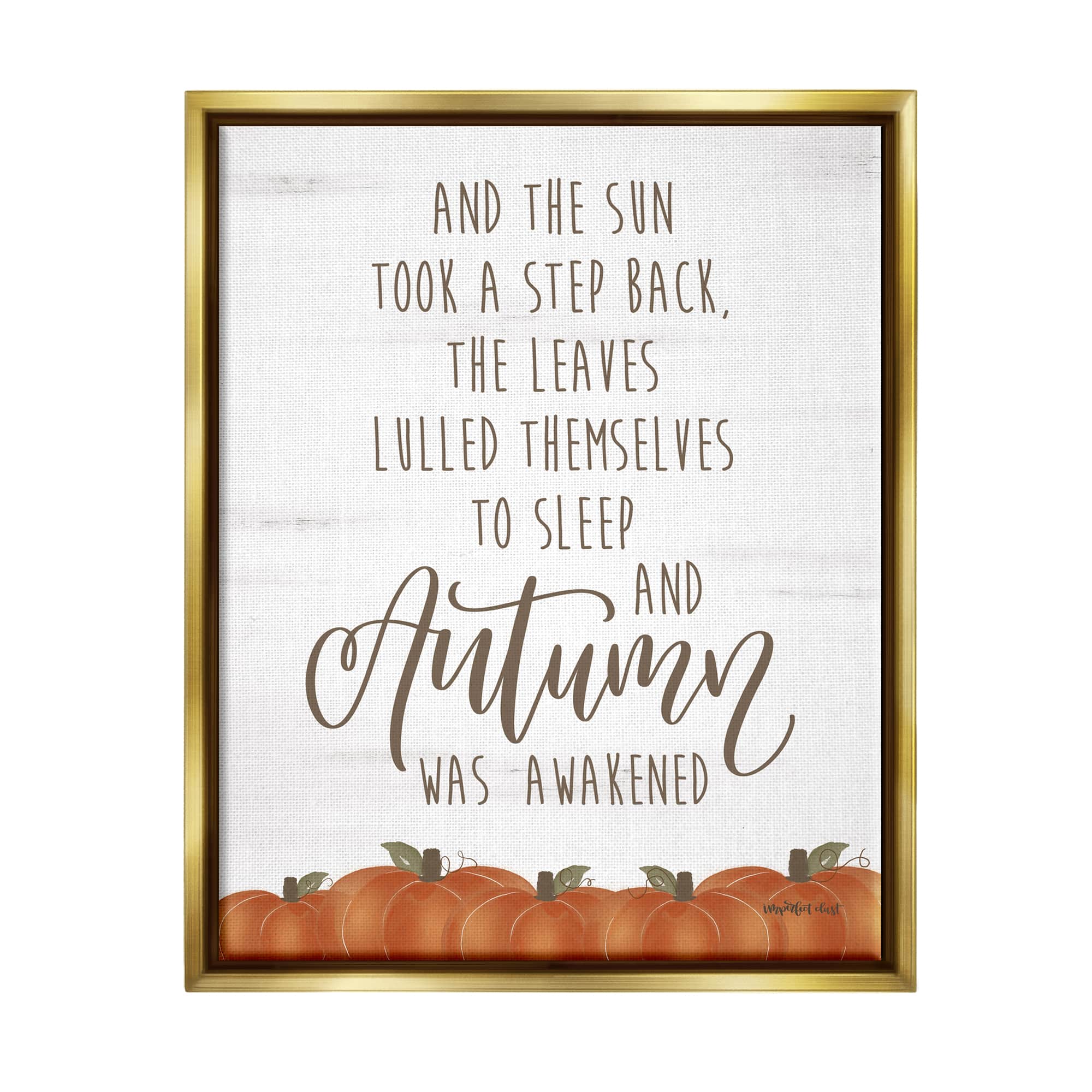 Stupell Industries Autumn Awakened Framed Canvas Wall Art