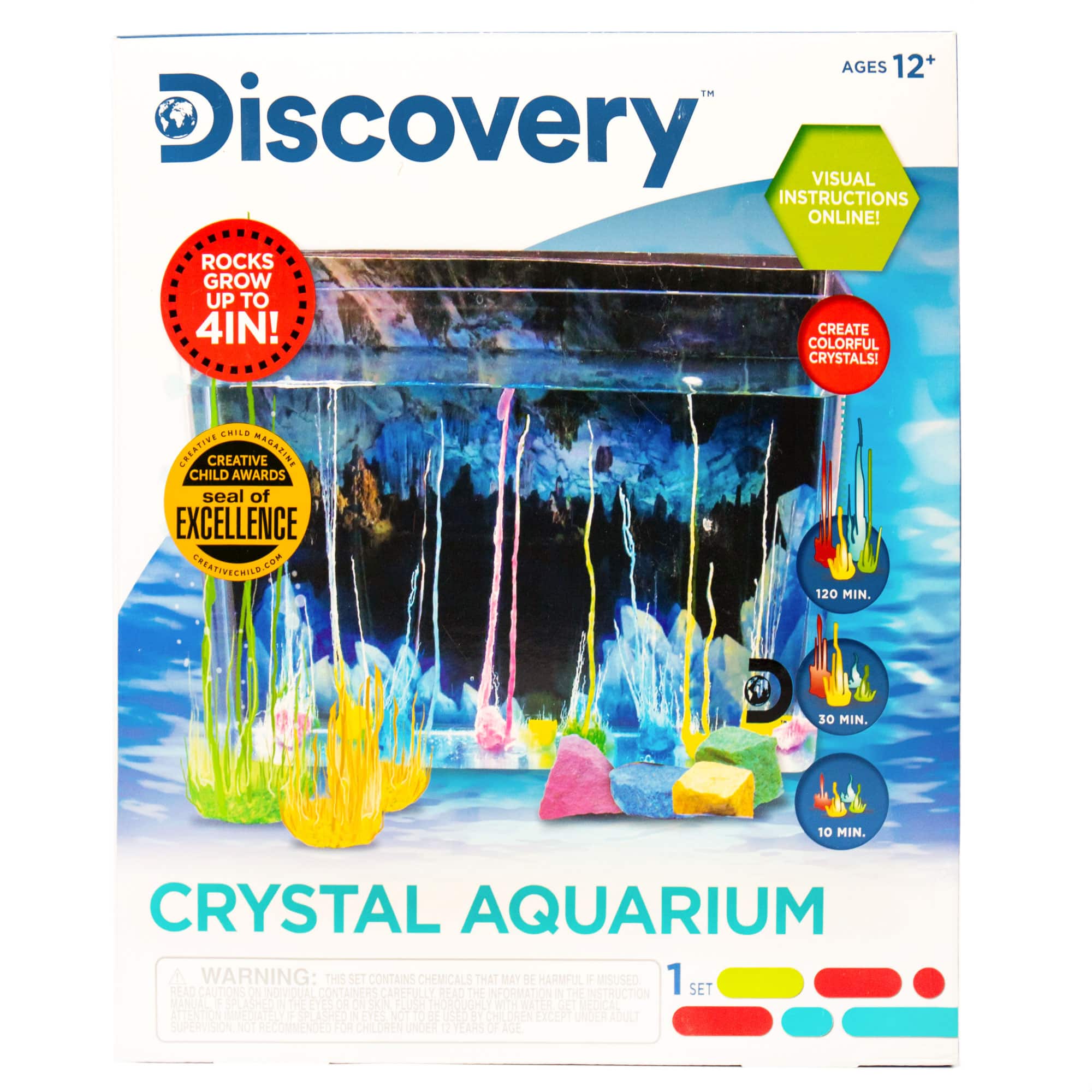 Details about   Discovery Award Winning Crystal Aquarium Set 