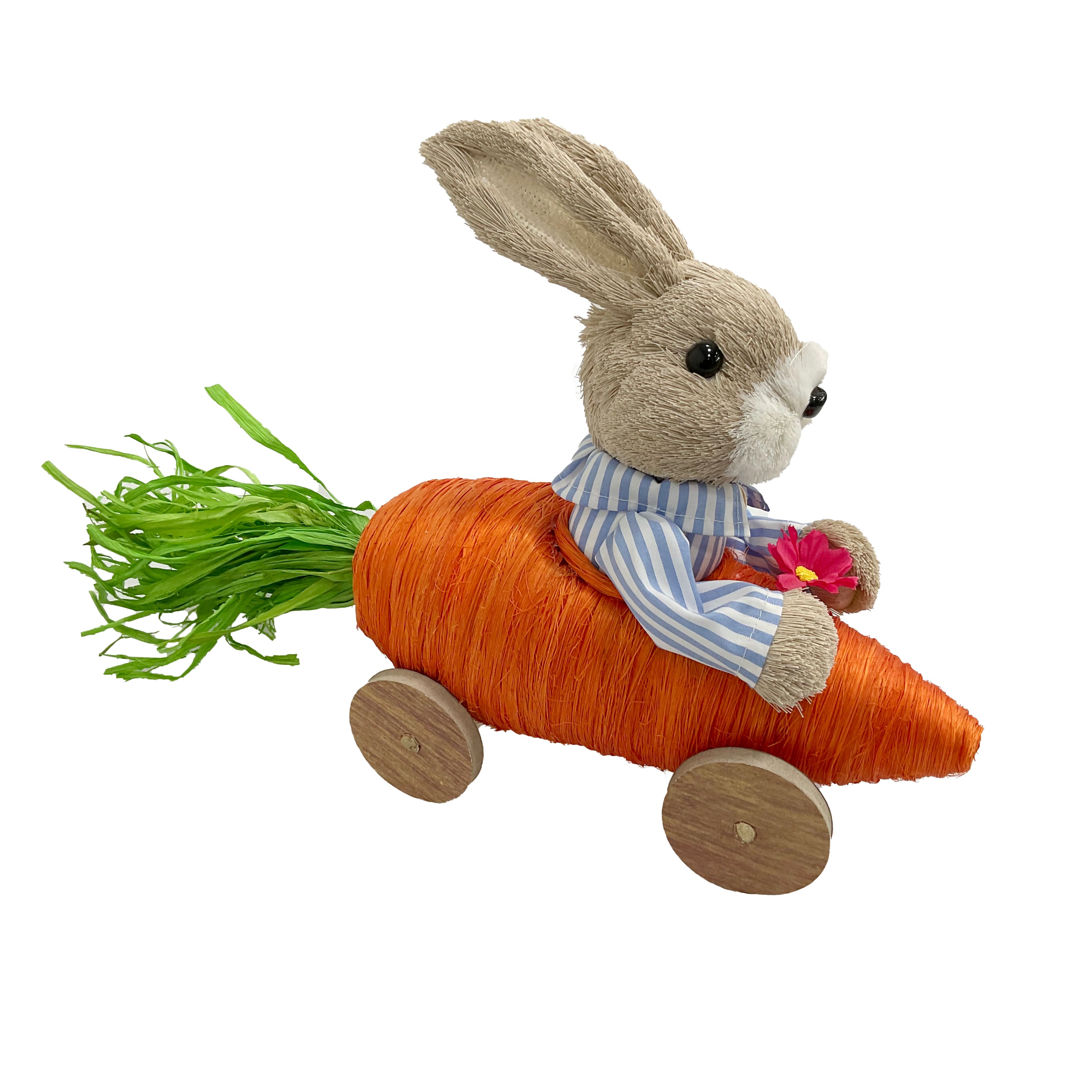 15.75&#x22; Bunny in Carrot Car by Ashland&#xAE;
